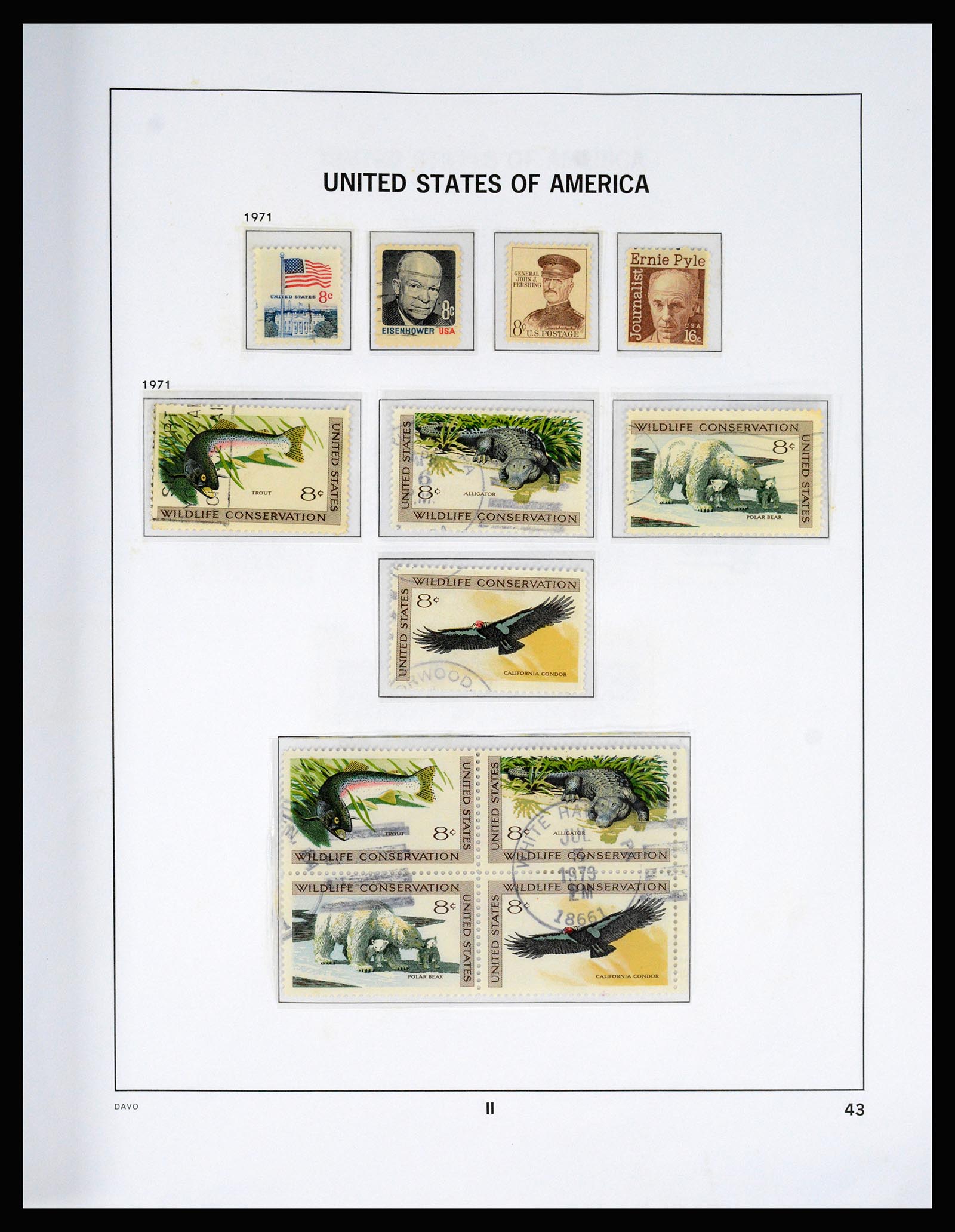 37166 089 - Postzegelverzameling 37166 USA 1851-2008.