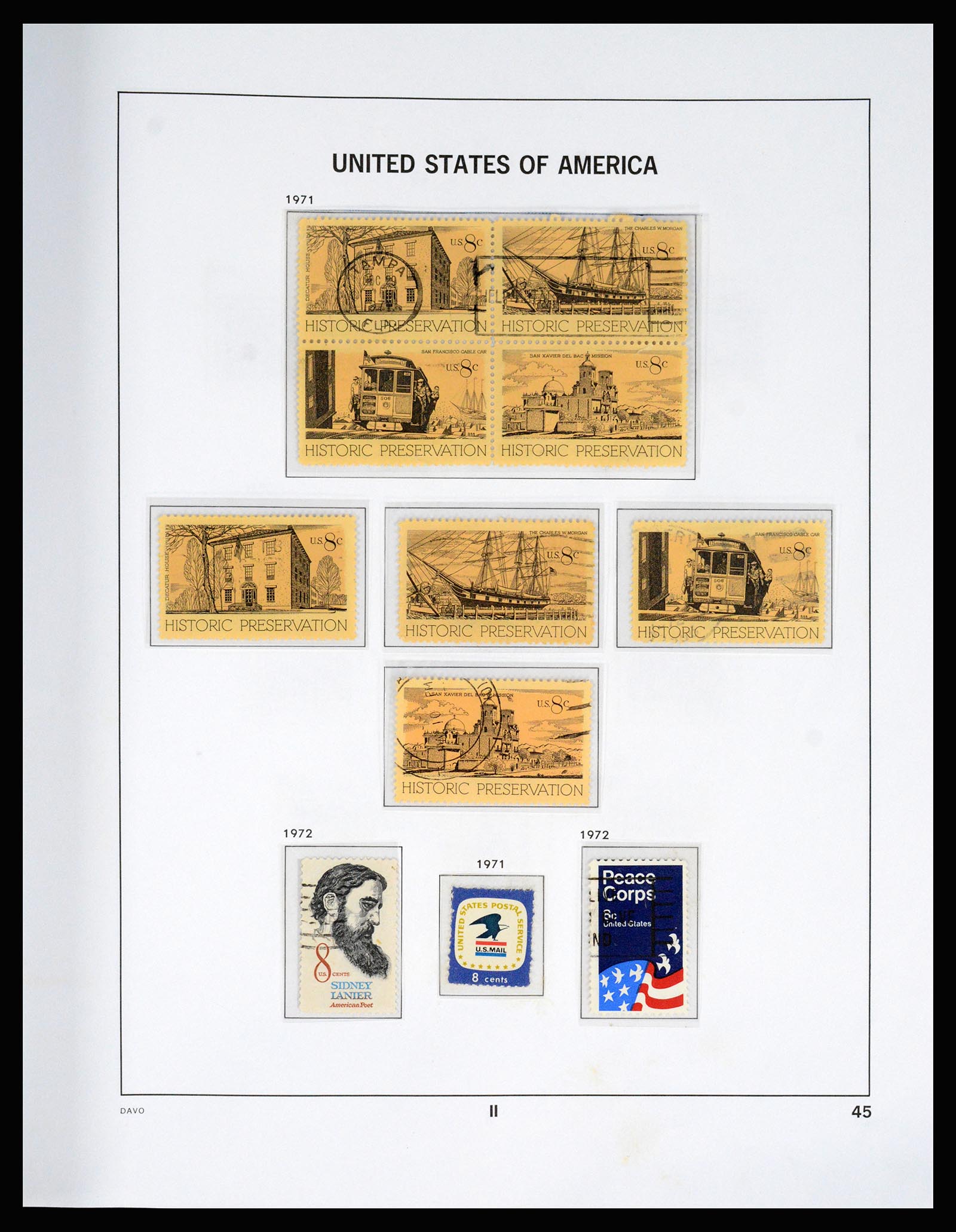 37166 091 - Postzegelverzameling 37166 USA 1851-2008.