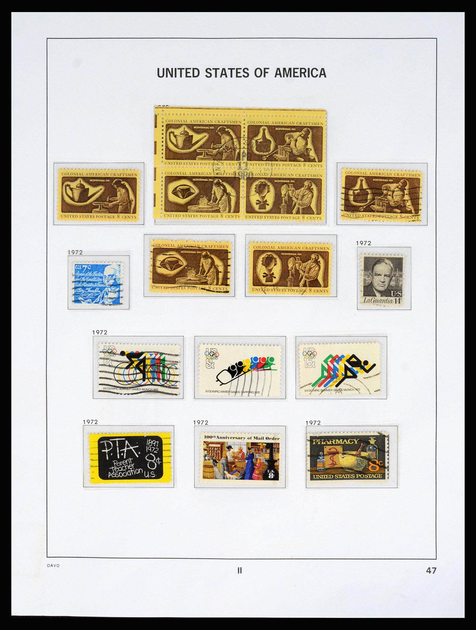 37166 093 - Postzegelverzameling 37166 USA 1851-2008.