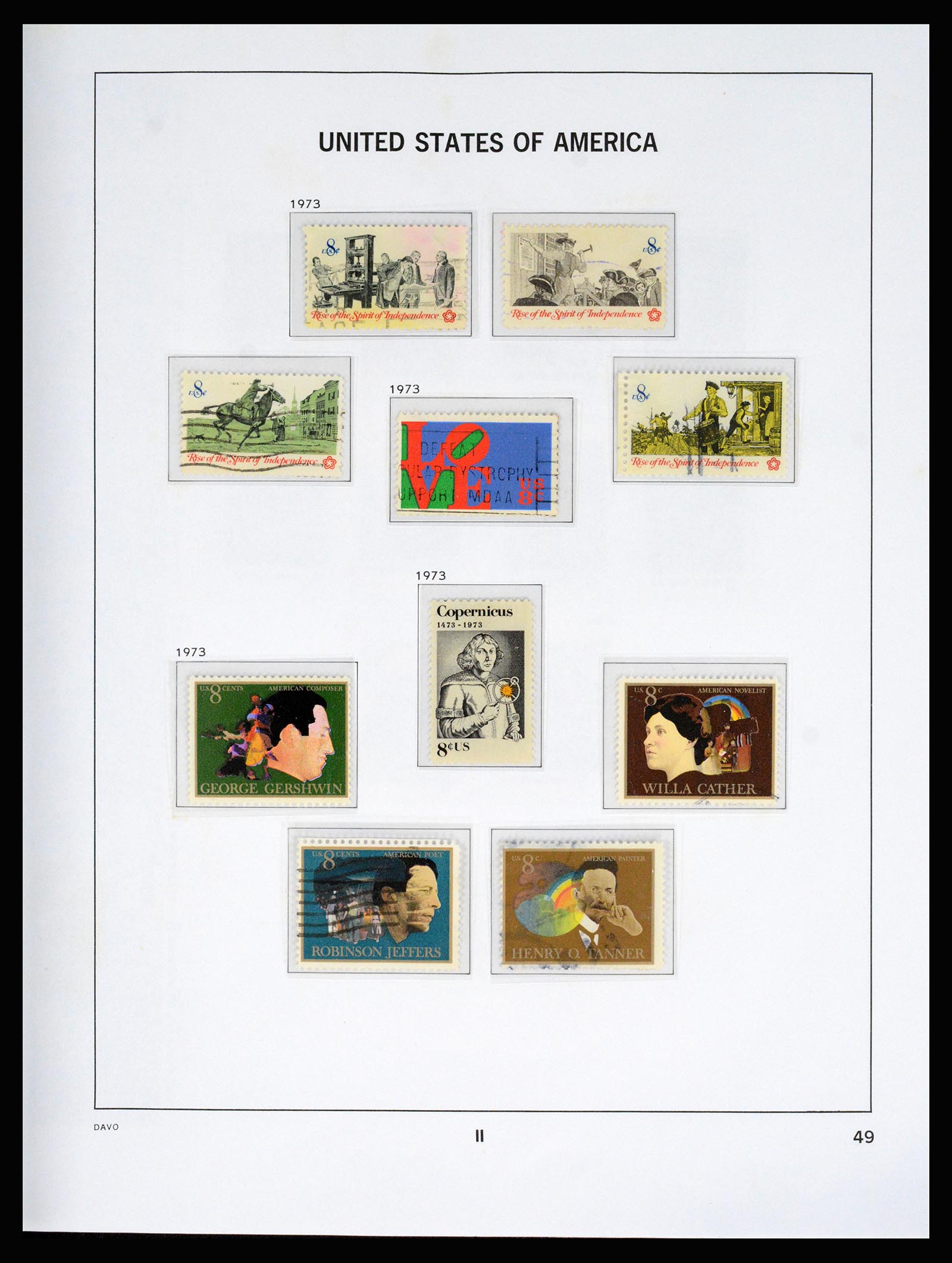 37166 095 - Postzegelverzameling 37166 USA 1851-2008.