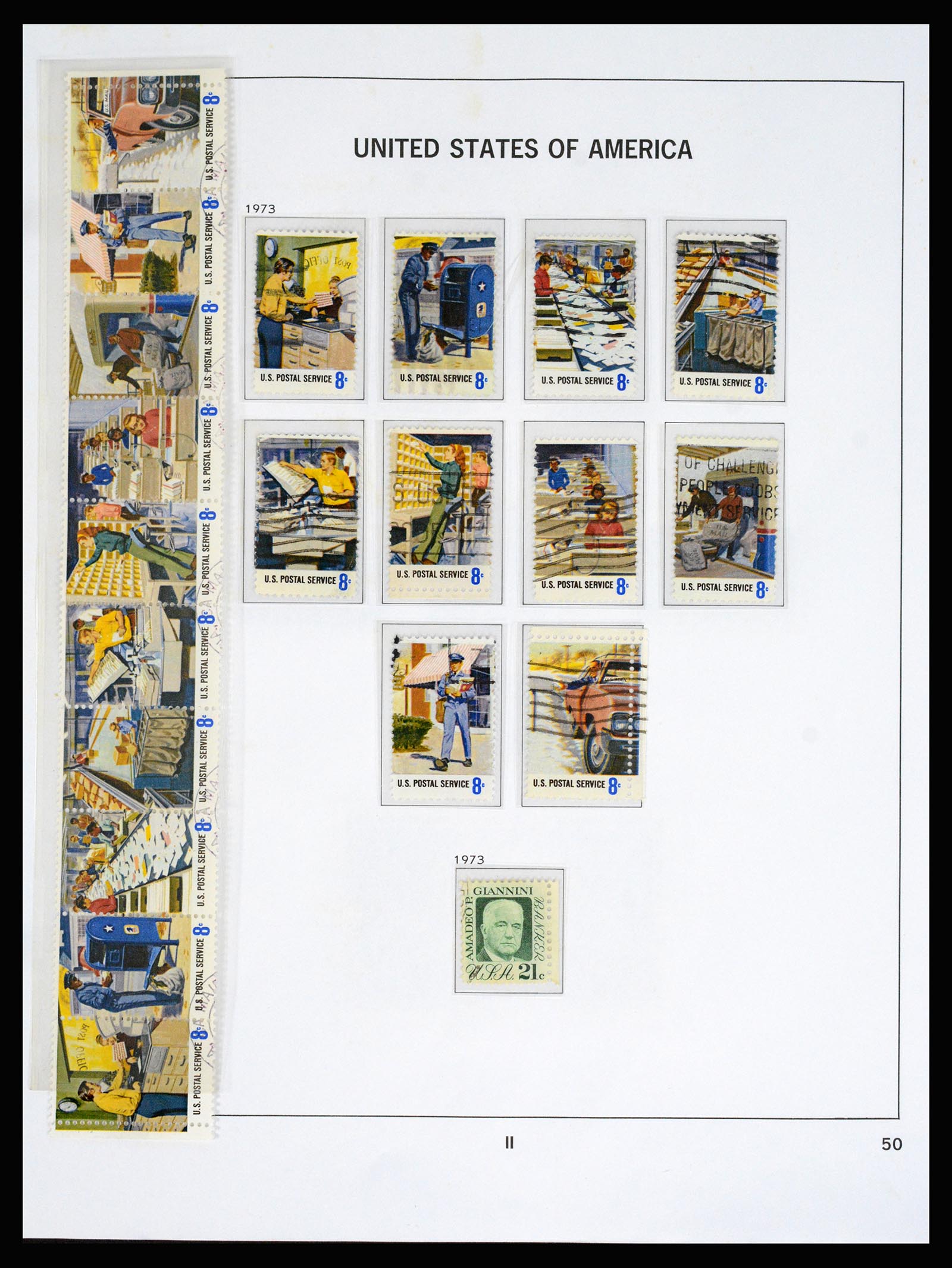 37166 096 - Postzegelverzameling 37166 USA 1851-2008.