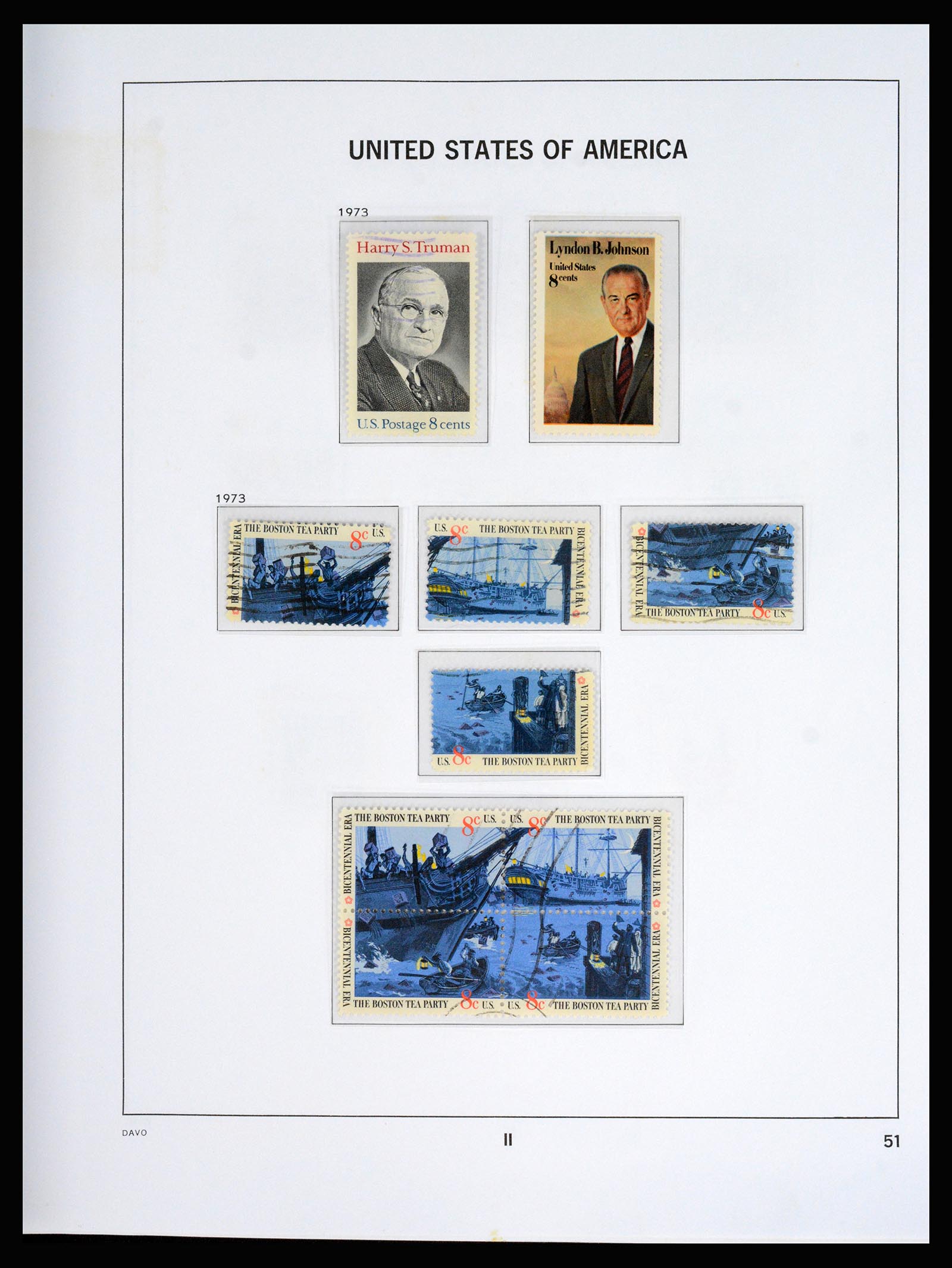 37166 097 - Postzegelverzameling 37166 USA 1851-2008.