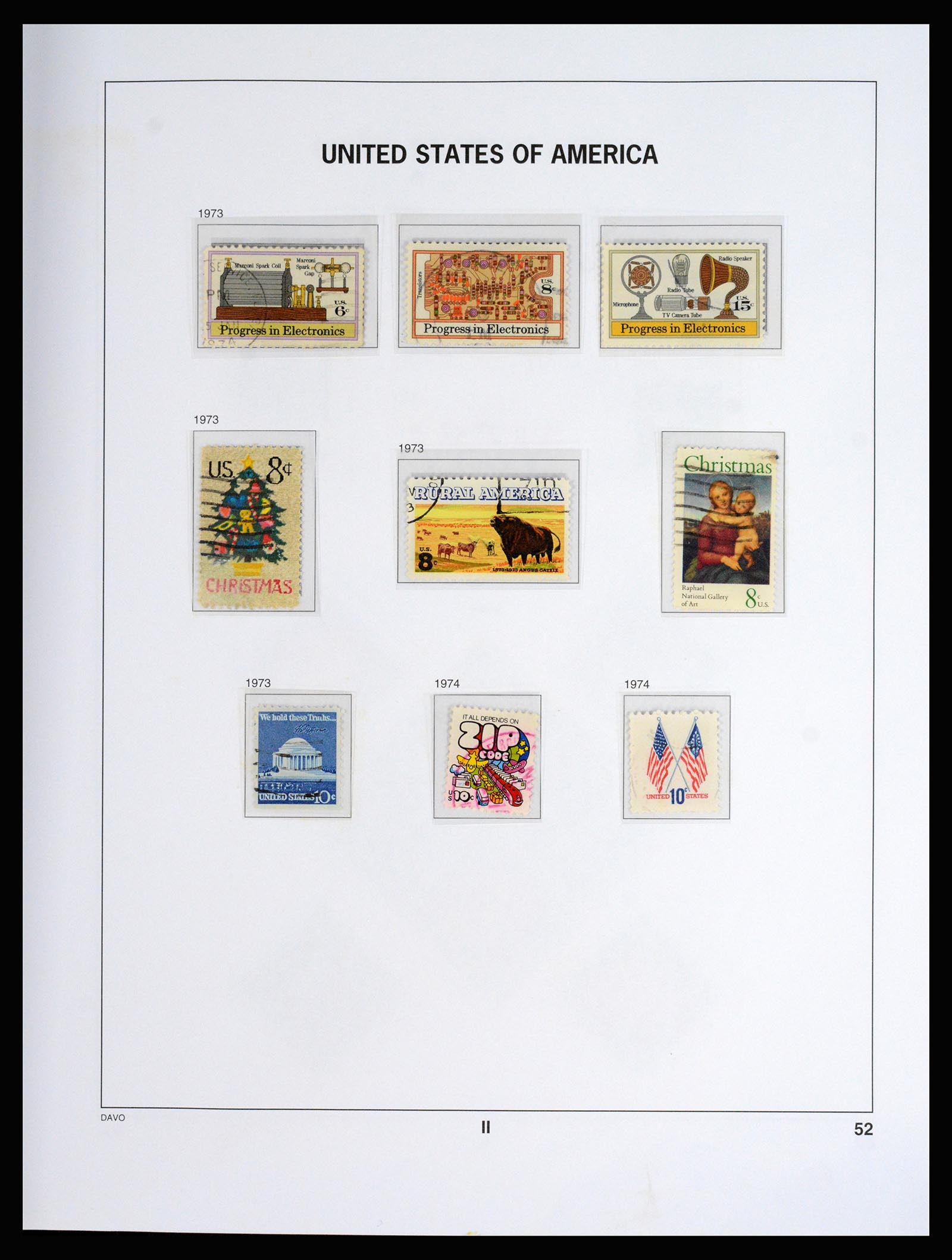 37166 098 - Postzegelverzameling 37166 USA 1851-2008.