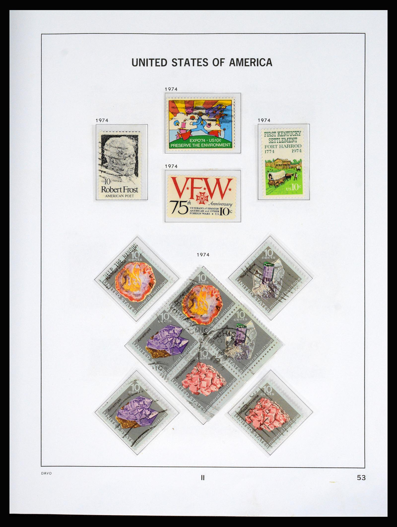37166 099 - Postzegelverzameling 37166 USA 1851-2008.