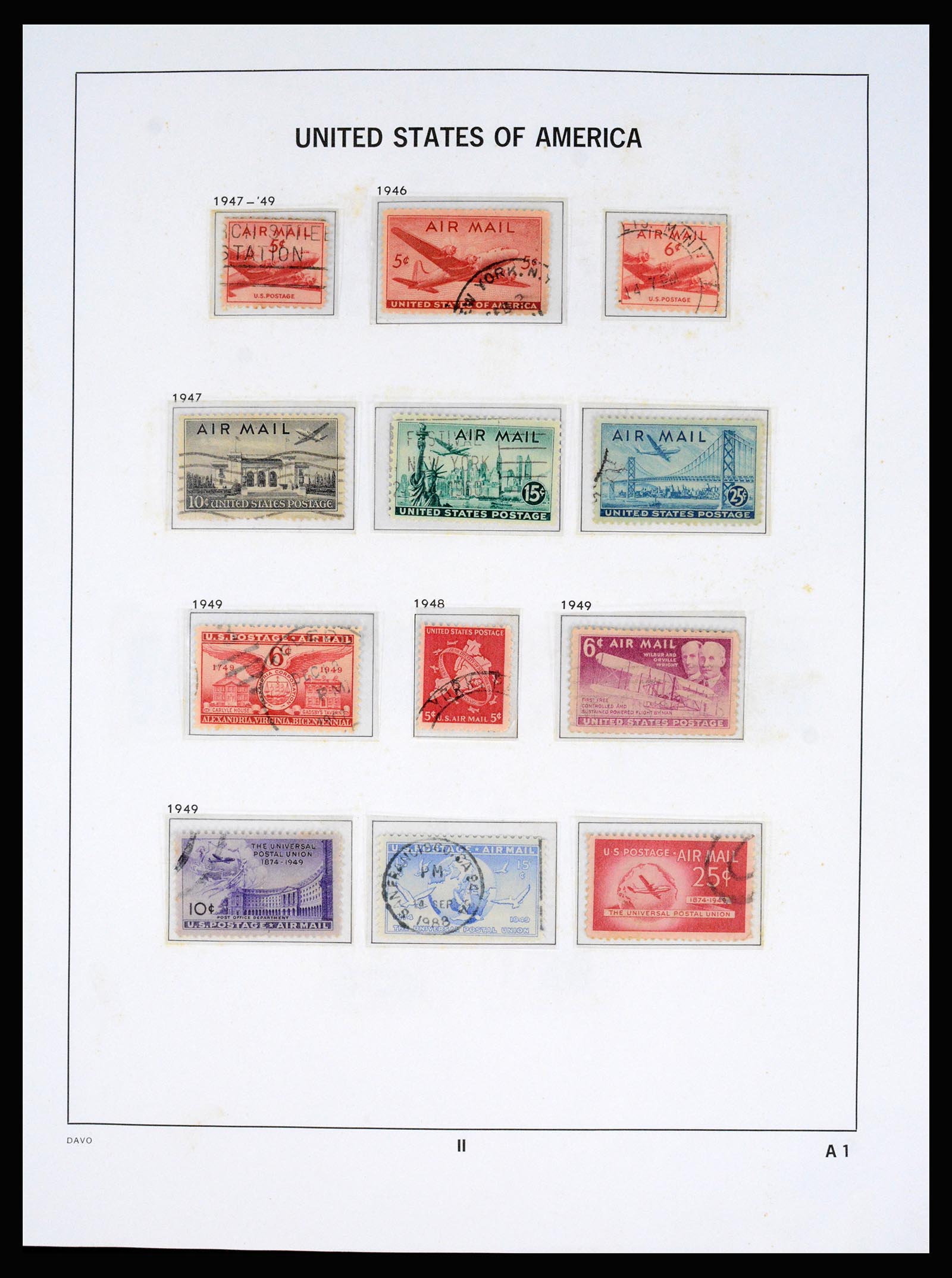 37166 320 - Postzegelverzameling 37166 USA 1851-2008.