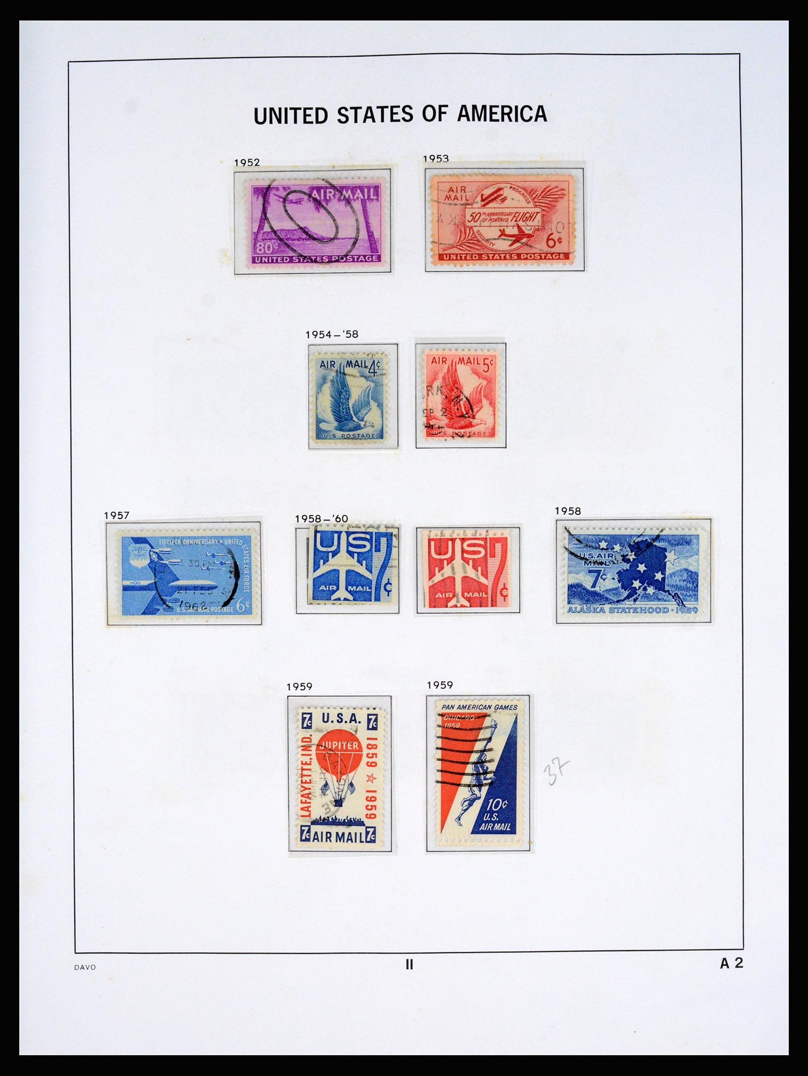 37166 321 - Postzegelverzameling 37166 USA 1851-2008.