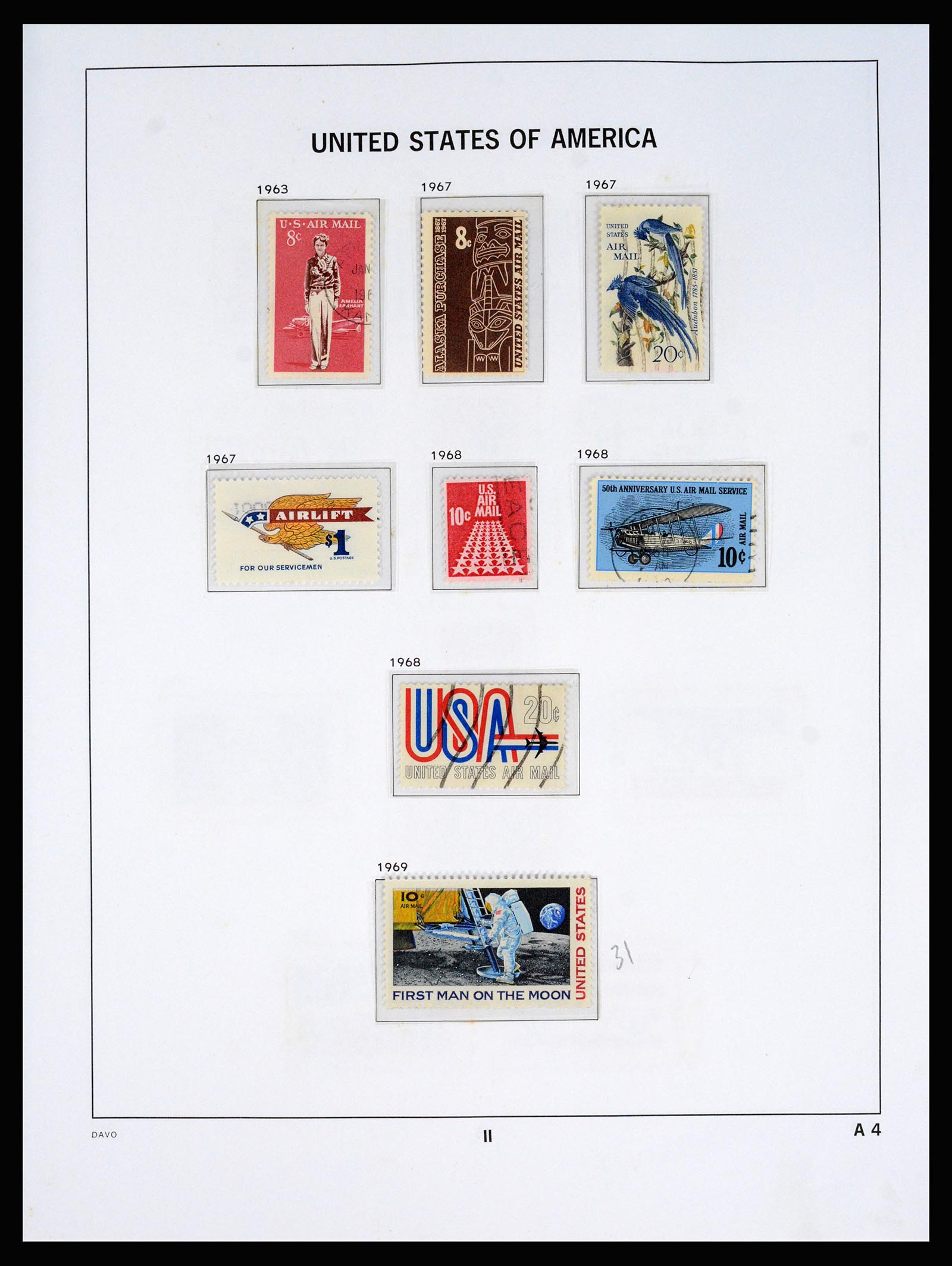 37166 324 - Postzegelverzameling 37166 USA 1851-2008.