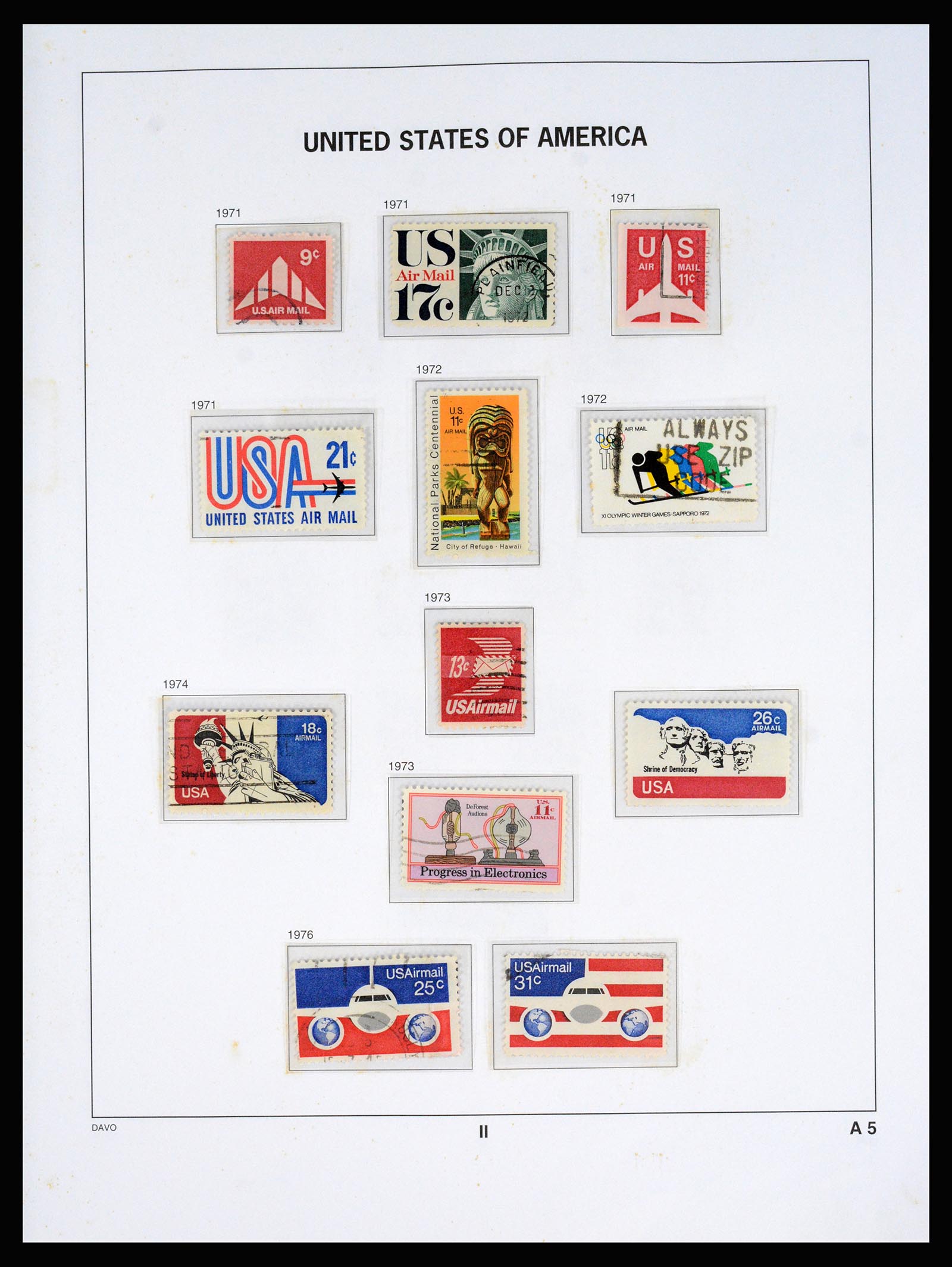 37166 325 - Postzegelverzameling 37166 USA 1851-2008.