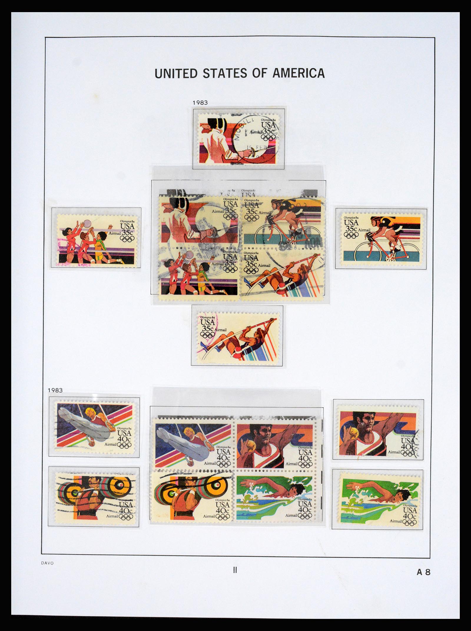 37166 328 - Postzegelverzameling 37166 USA 1851-2008.