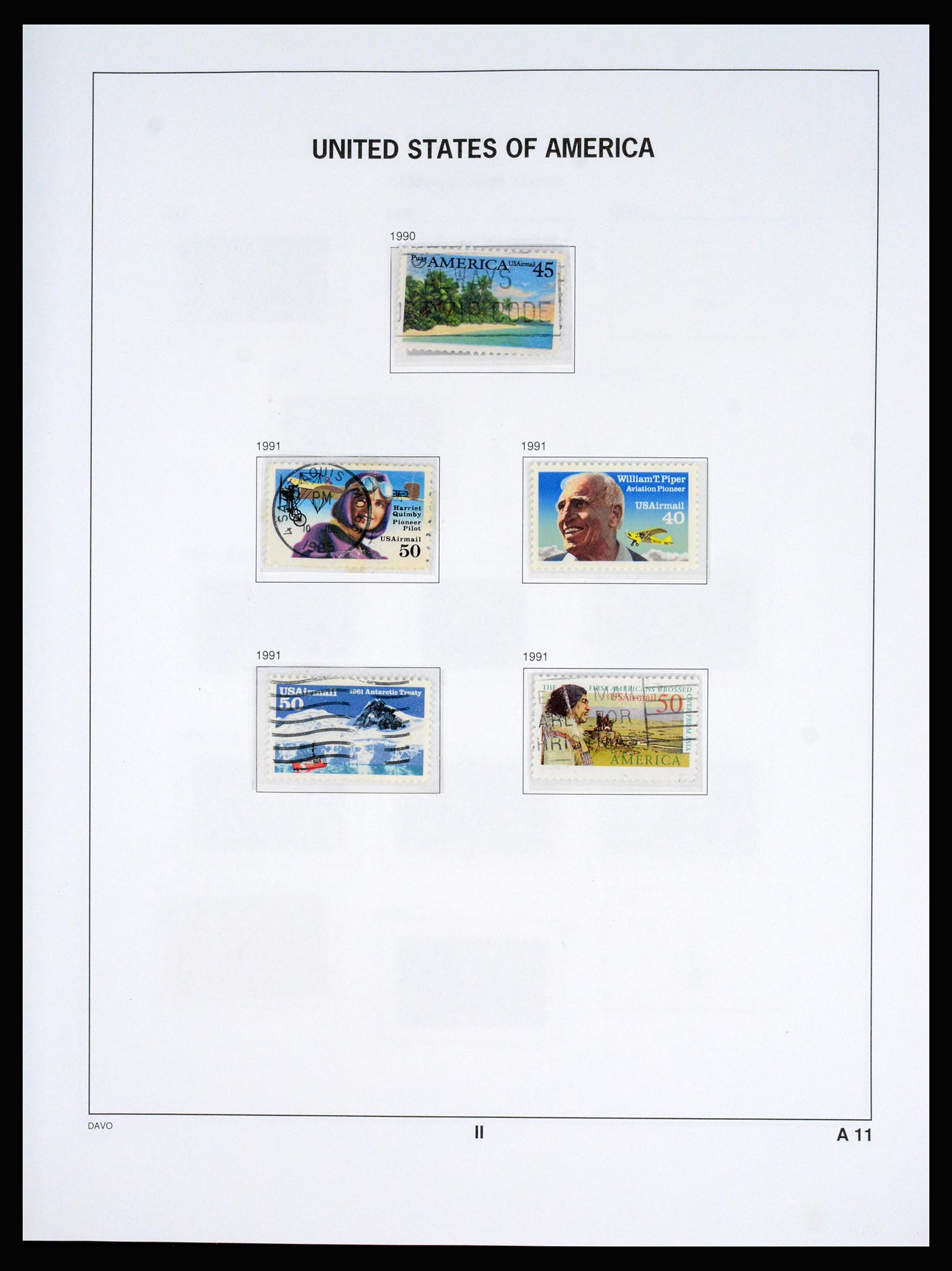 37166 331 - Postzegelverzameling 37166 USA 1851-2008.
