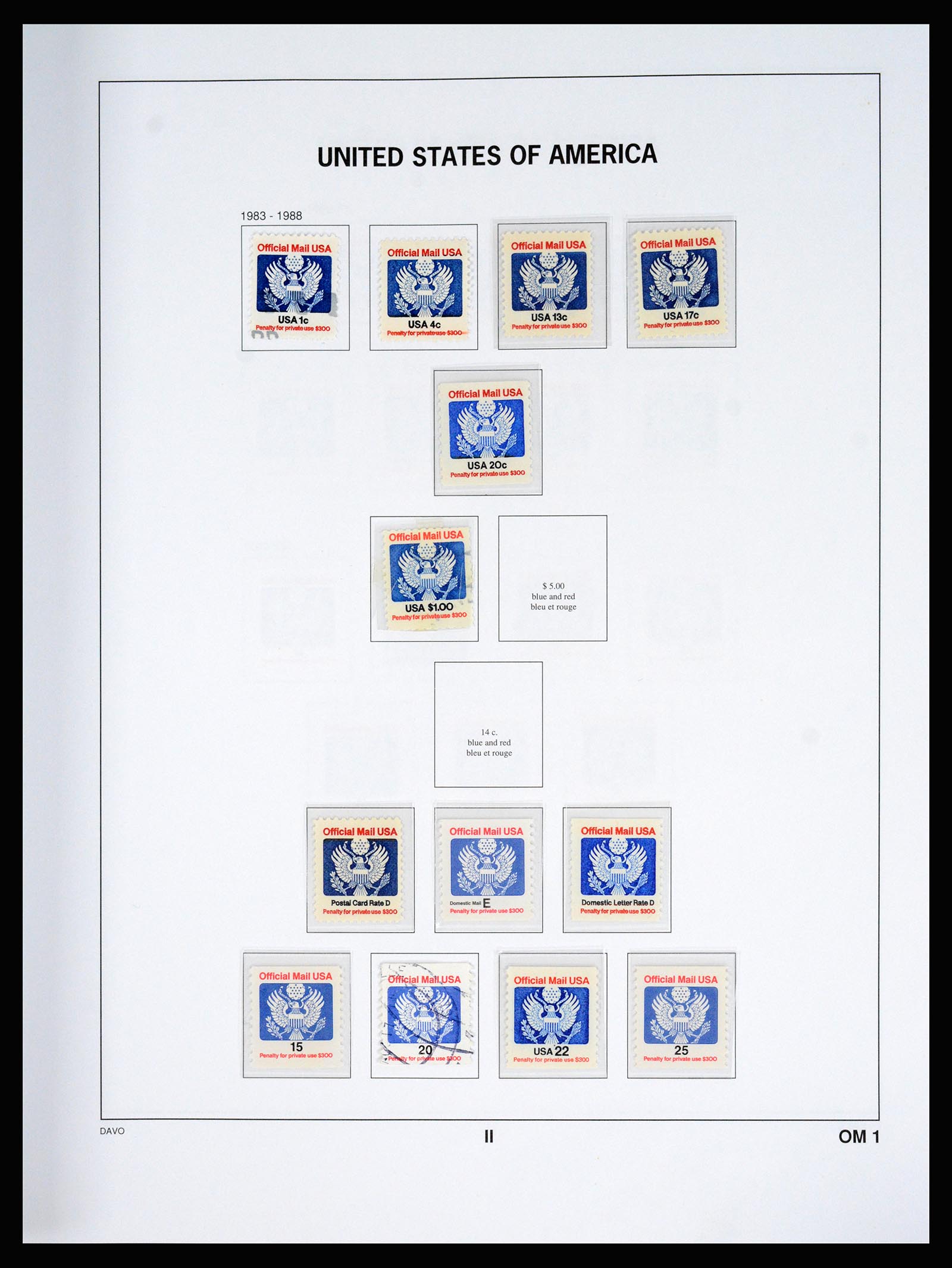 37166 341 - Postzegelverzameling 37166 USA 1851-2008.