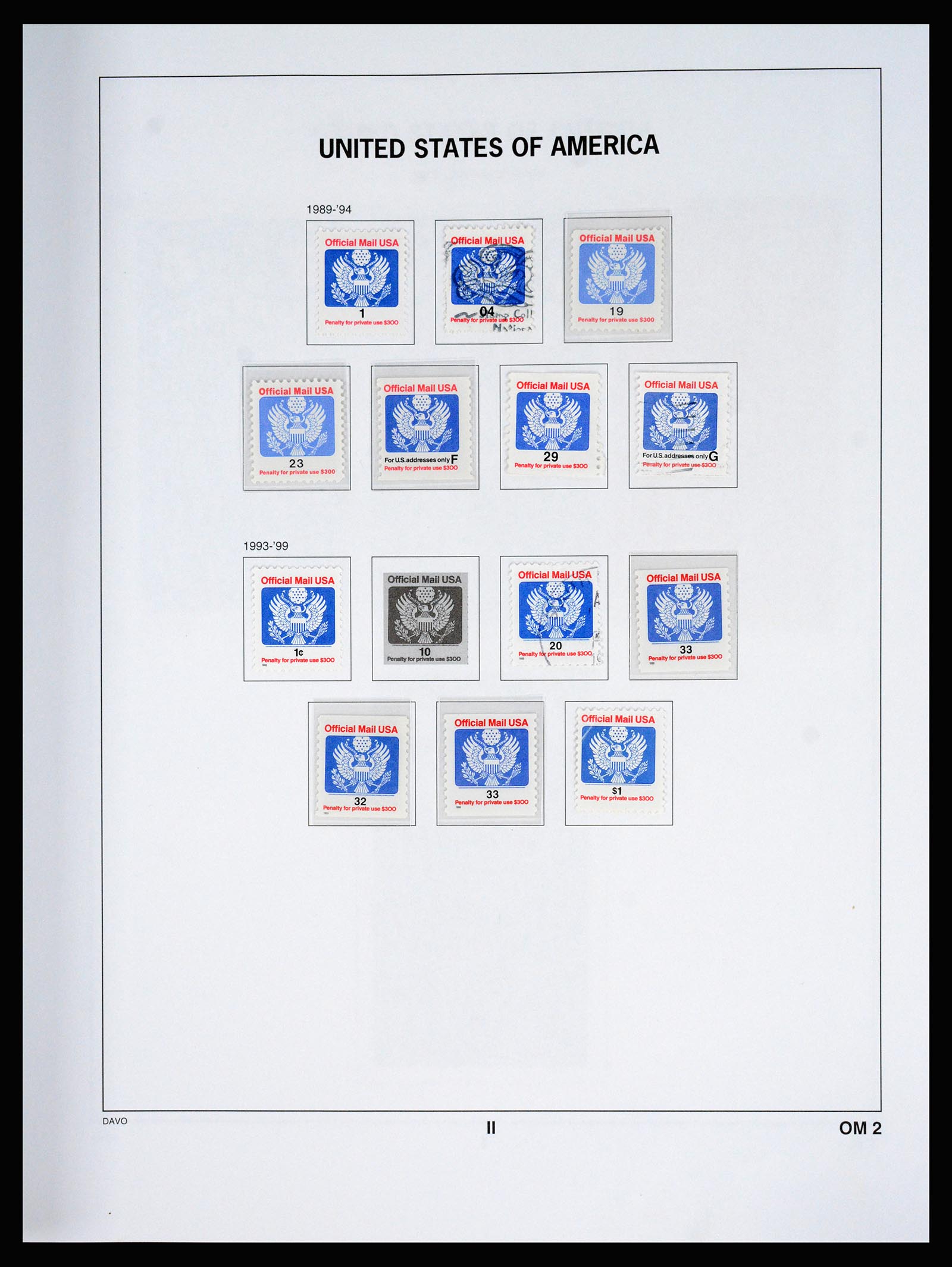 37166 342 - Postzegelverzameling 37166 USA 1851-2008.