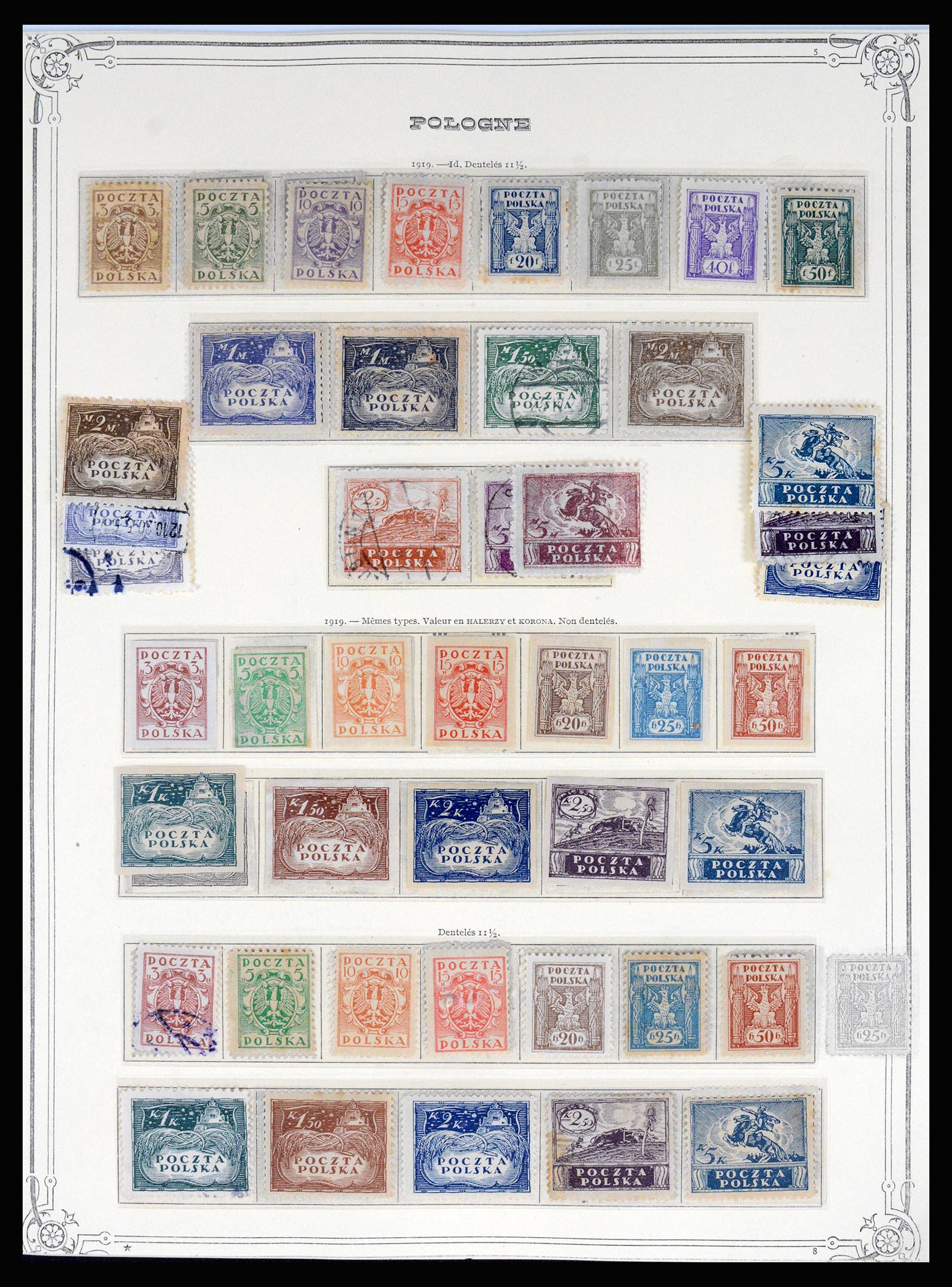 37167 001 - Postzegelverzameling 37167 Polen 1918-1970.