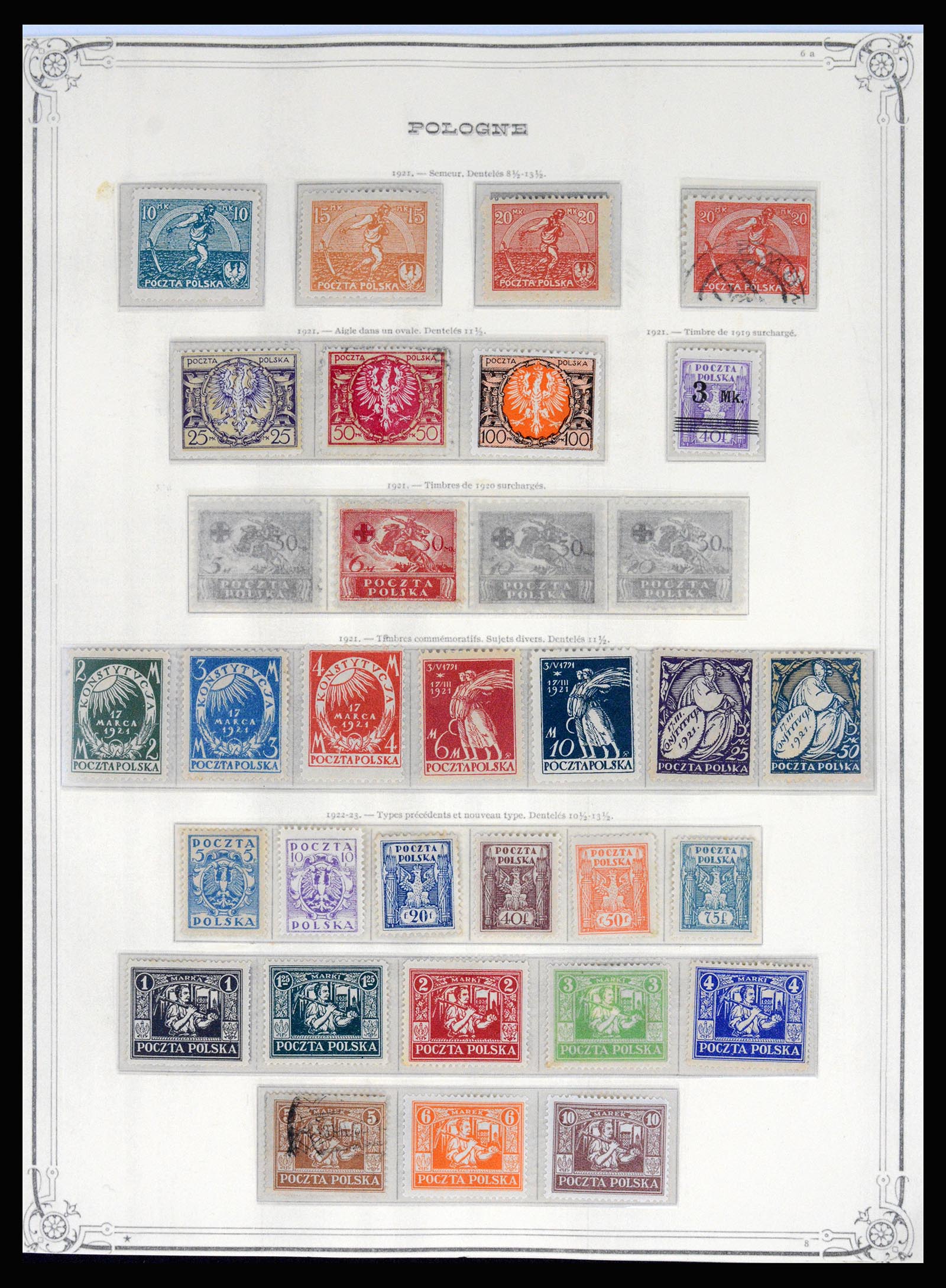 37167 004 - Postzegelverzameling 37167 Polen 1918-1970.