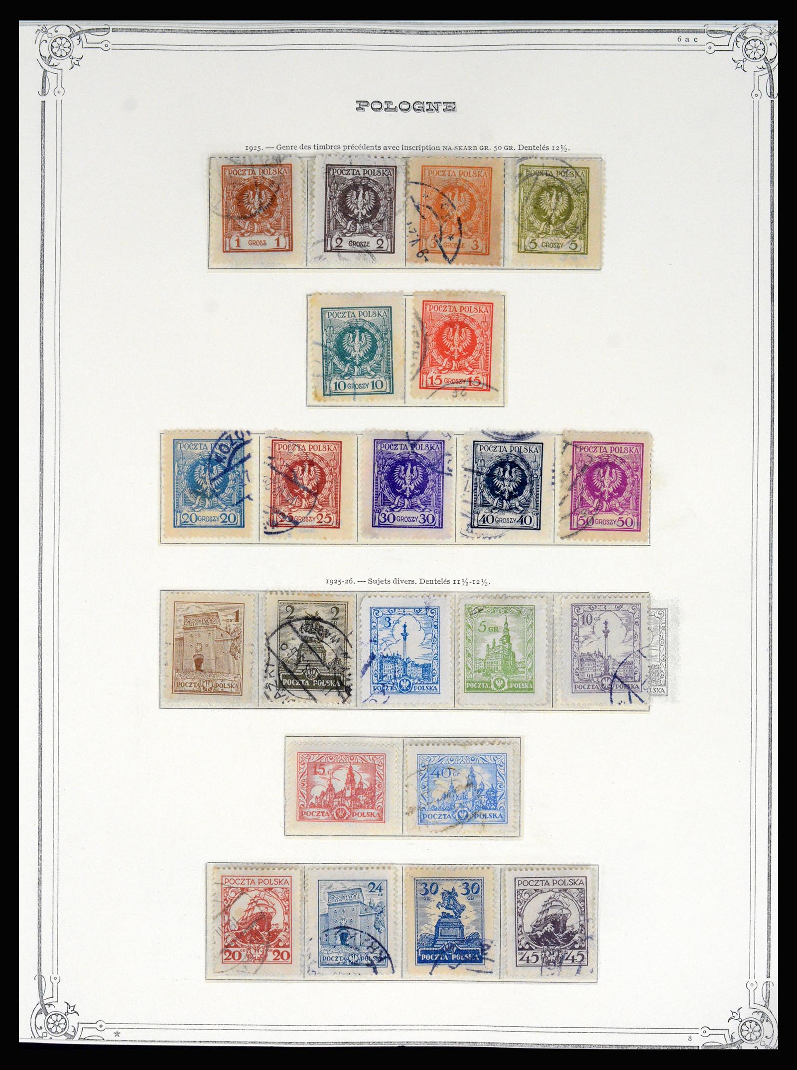 37167 007 - Postzegelverzameling 37167 Polen 1918-1970.