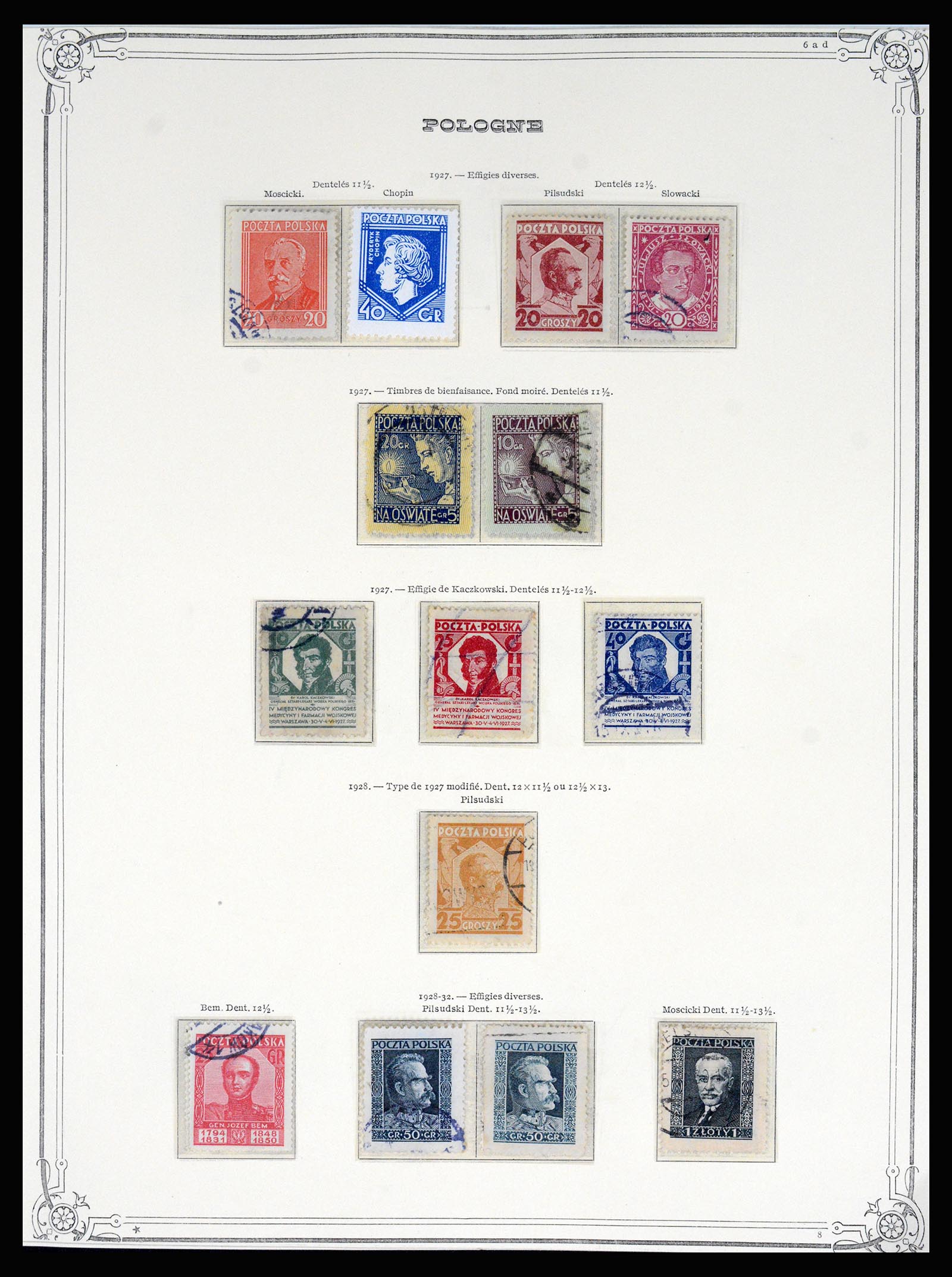 37167 008 - Postzegelverzameling 37167 Polen 1918-1970.