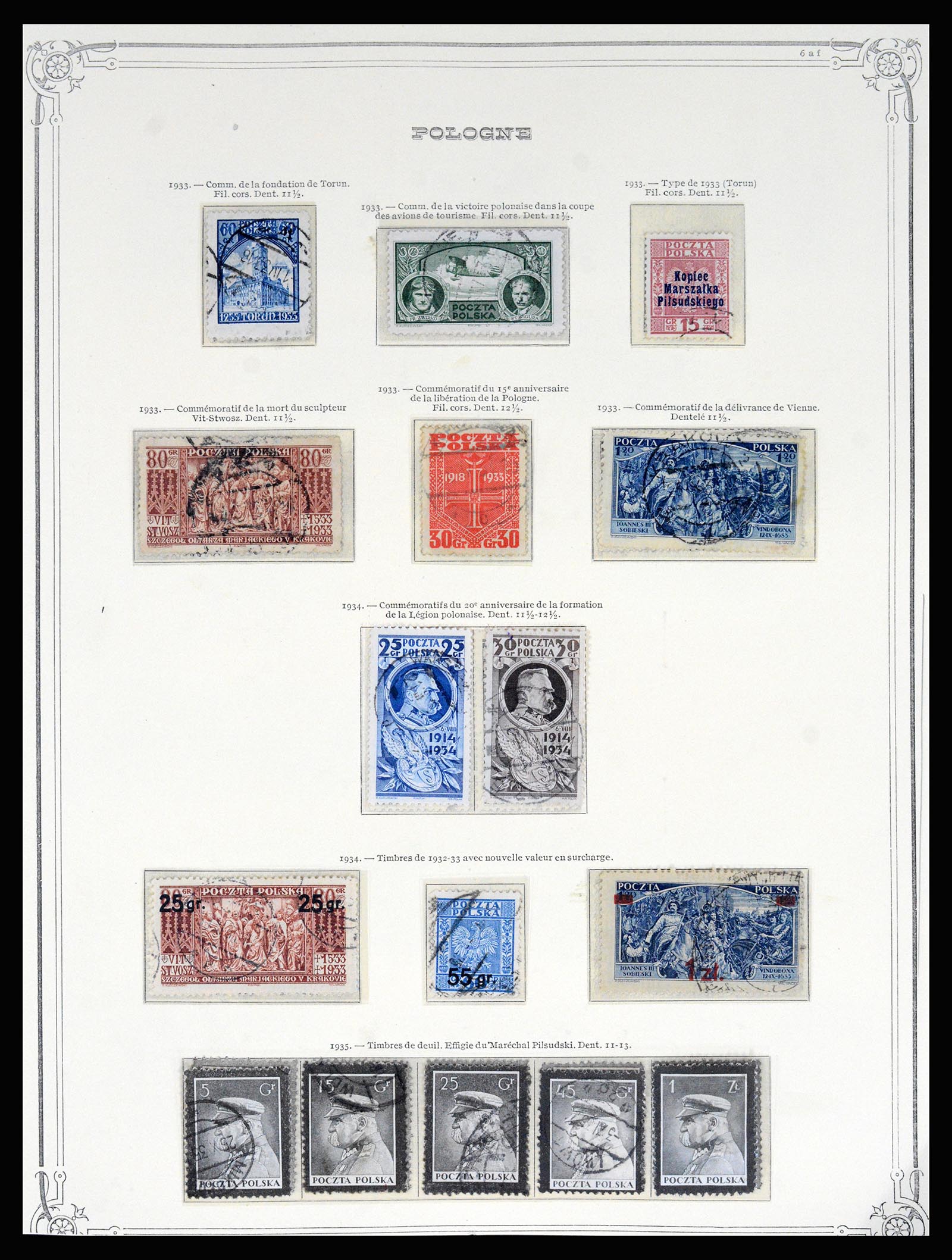 37167 010 - Postzegelverzameling 37167 Polen 1918-1970.