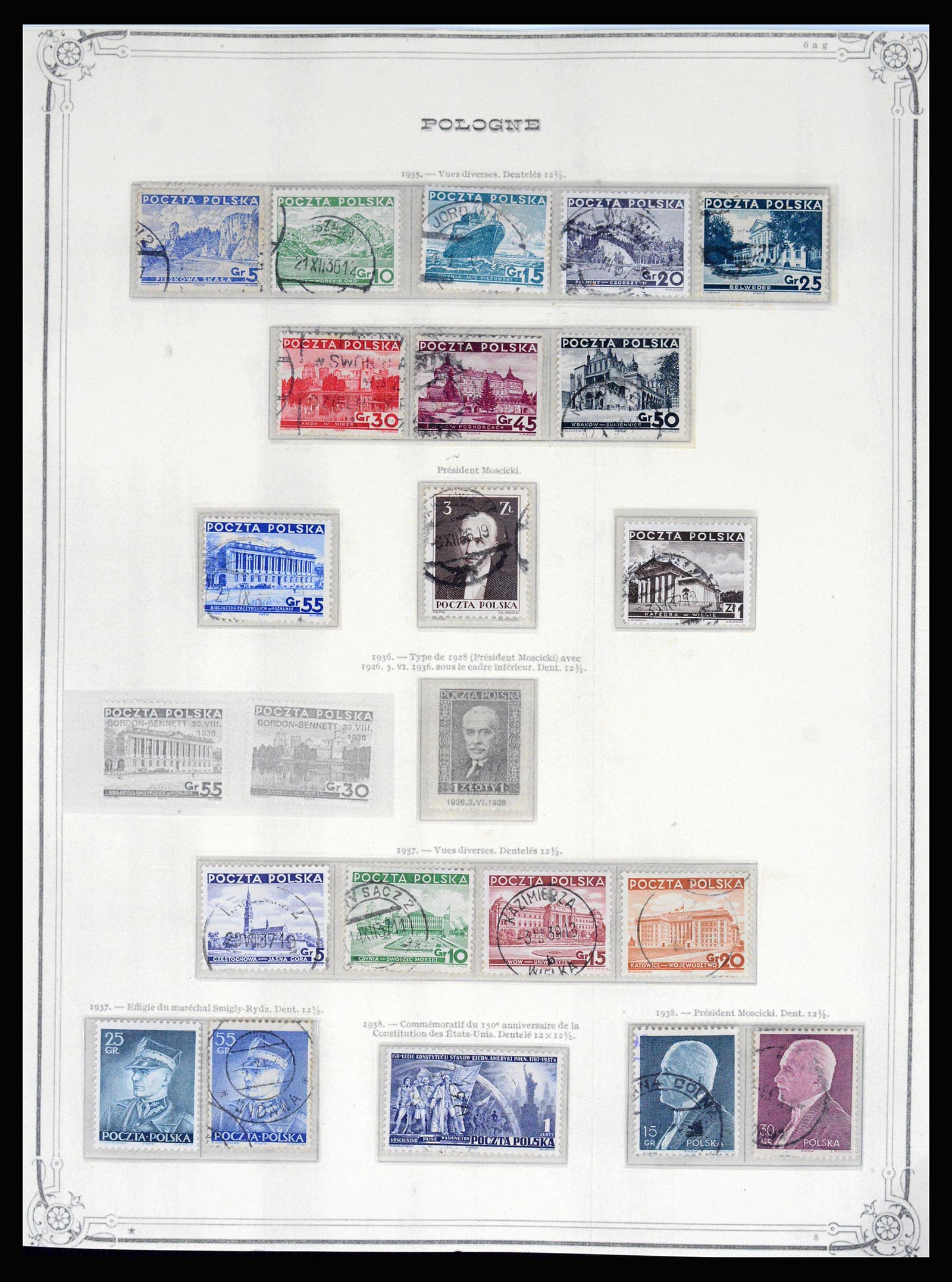 37167 011 - Postzegelverzameling 37167 Polen 1918-1970.