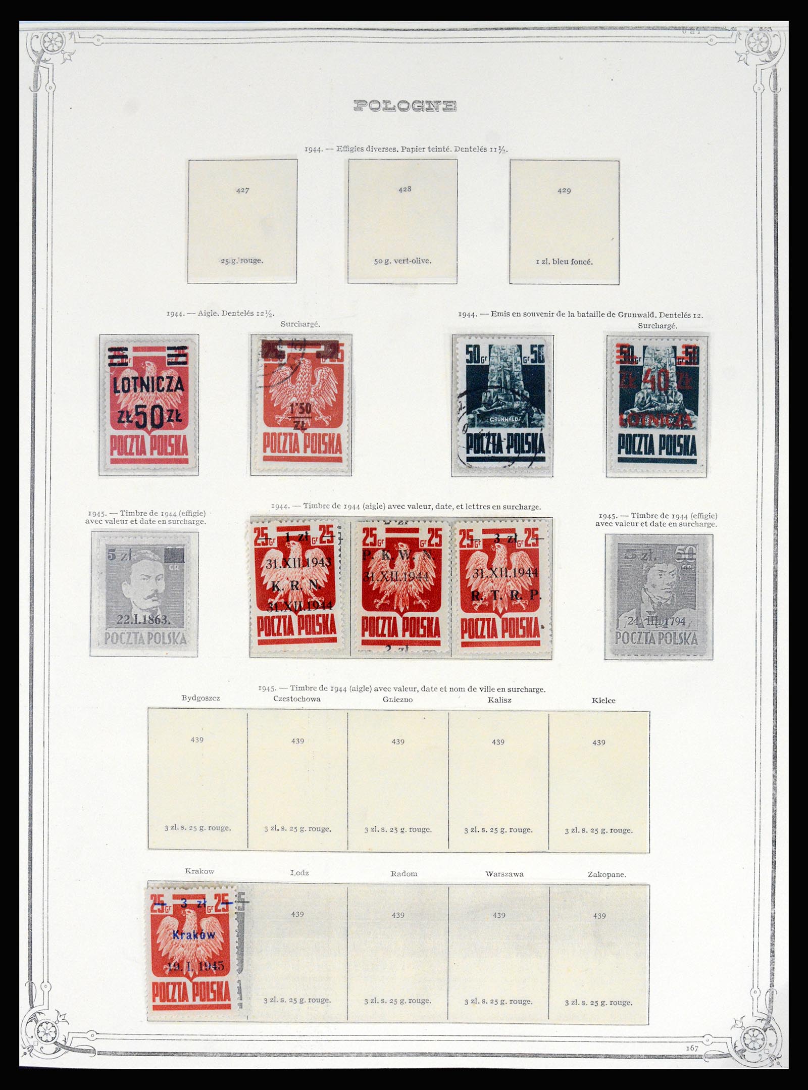 37167 013 - Postzegelverzameling 37167 Polen 1918-1970.