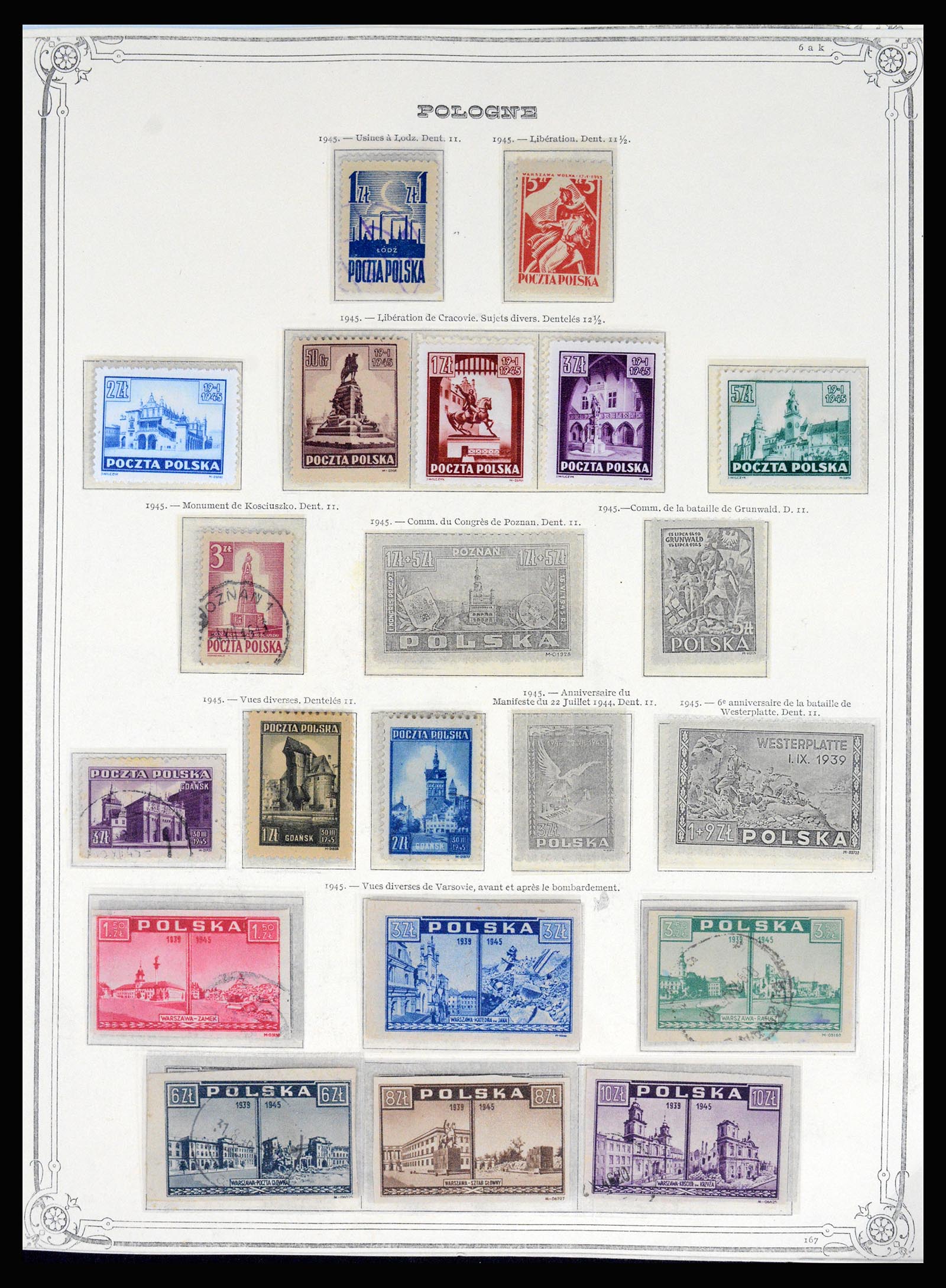 37167 014 - Postzegelverzameling 37167 Polen 1918-1970.