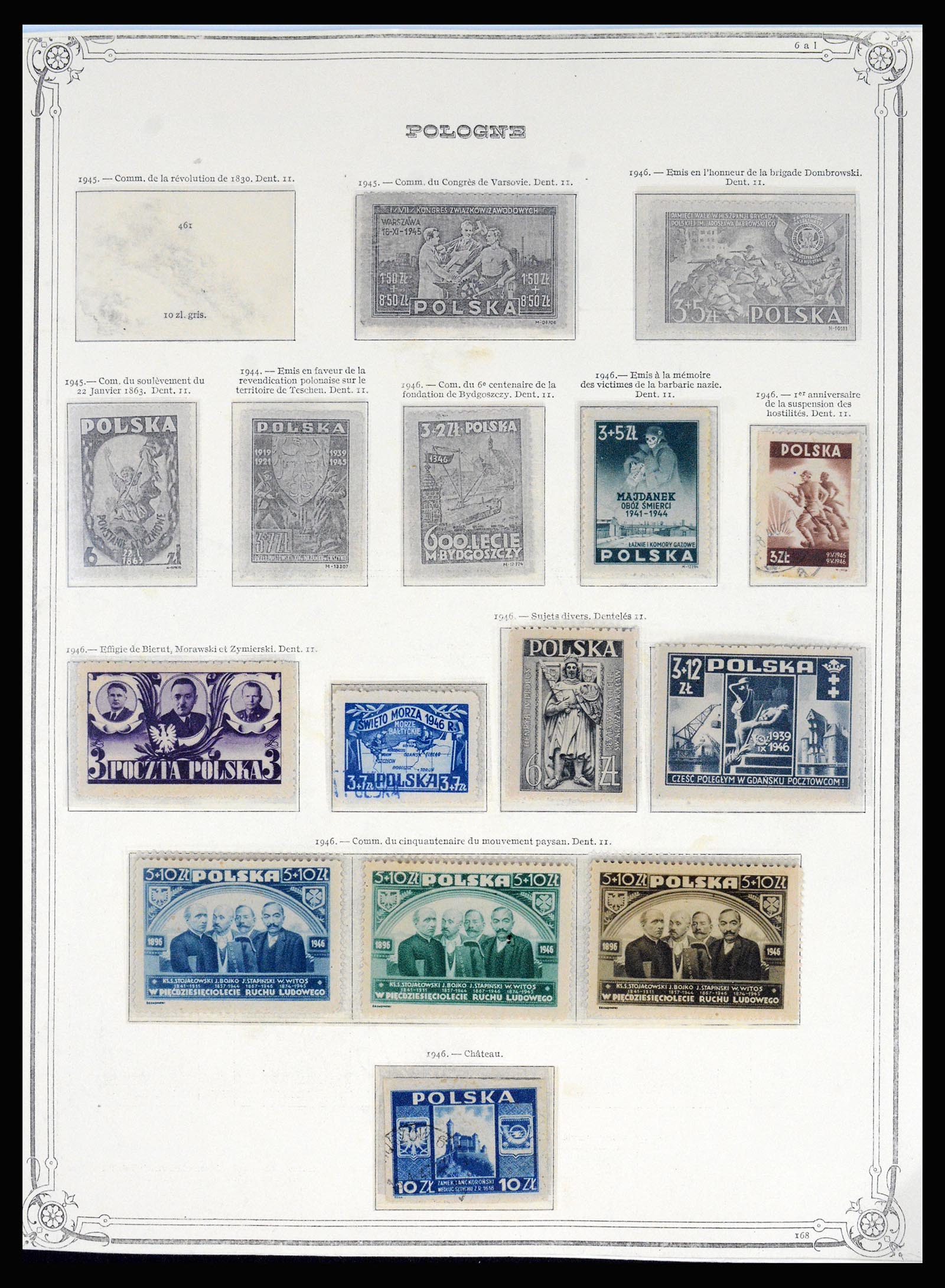 37167 015 - Stamp collection 37167 Poland 1918-1970.