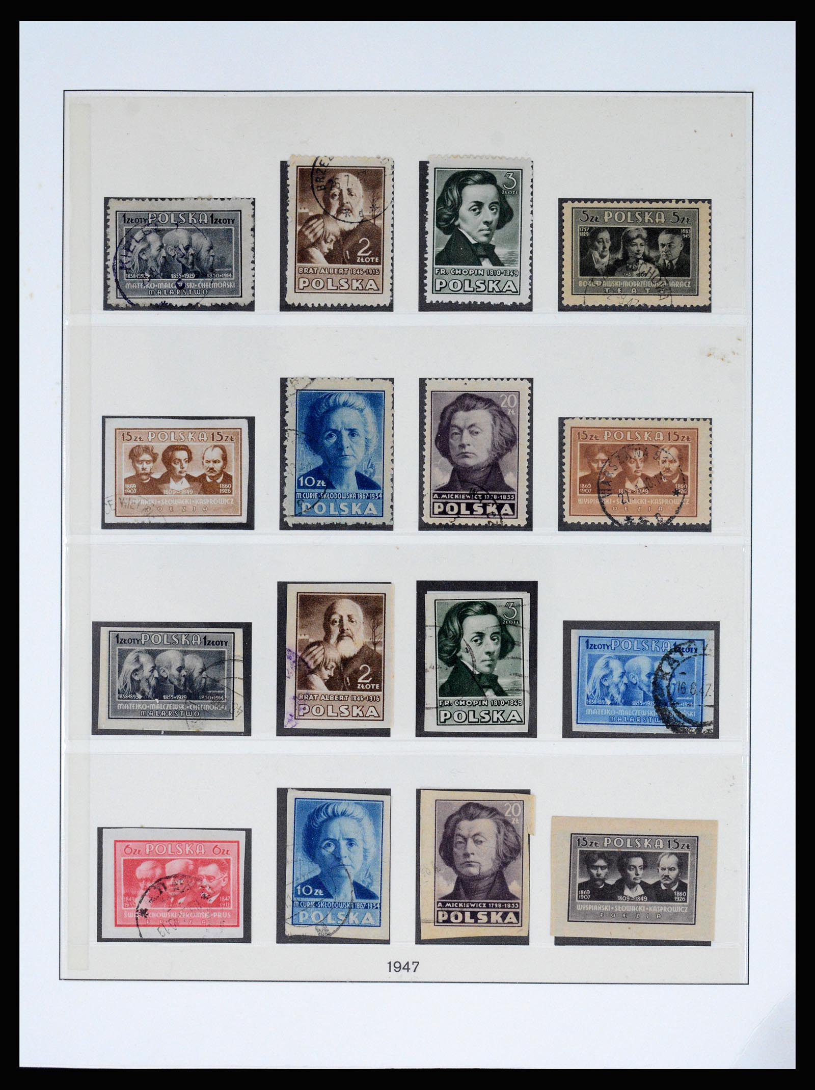 37167 019 - Postzegelverzameling 37167 Polen 1918-1970.