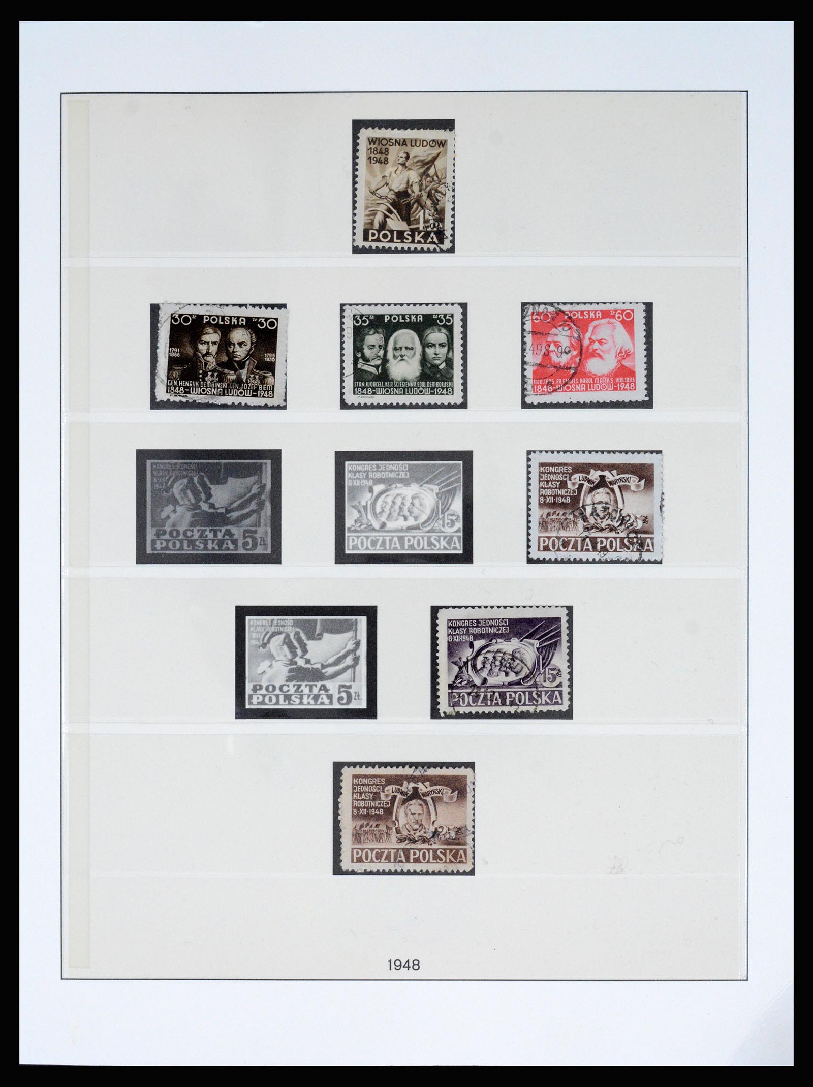37167 020 - Postzegelverzameling 37167 Polen 1918-1970.