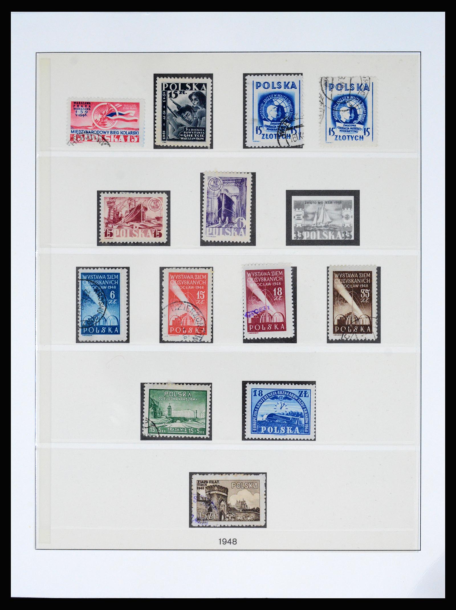 37167 021 - Postzegelverzameling 37167 Polen 1918-1970.