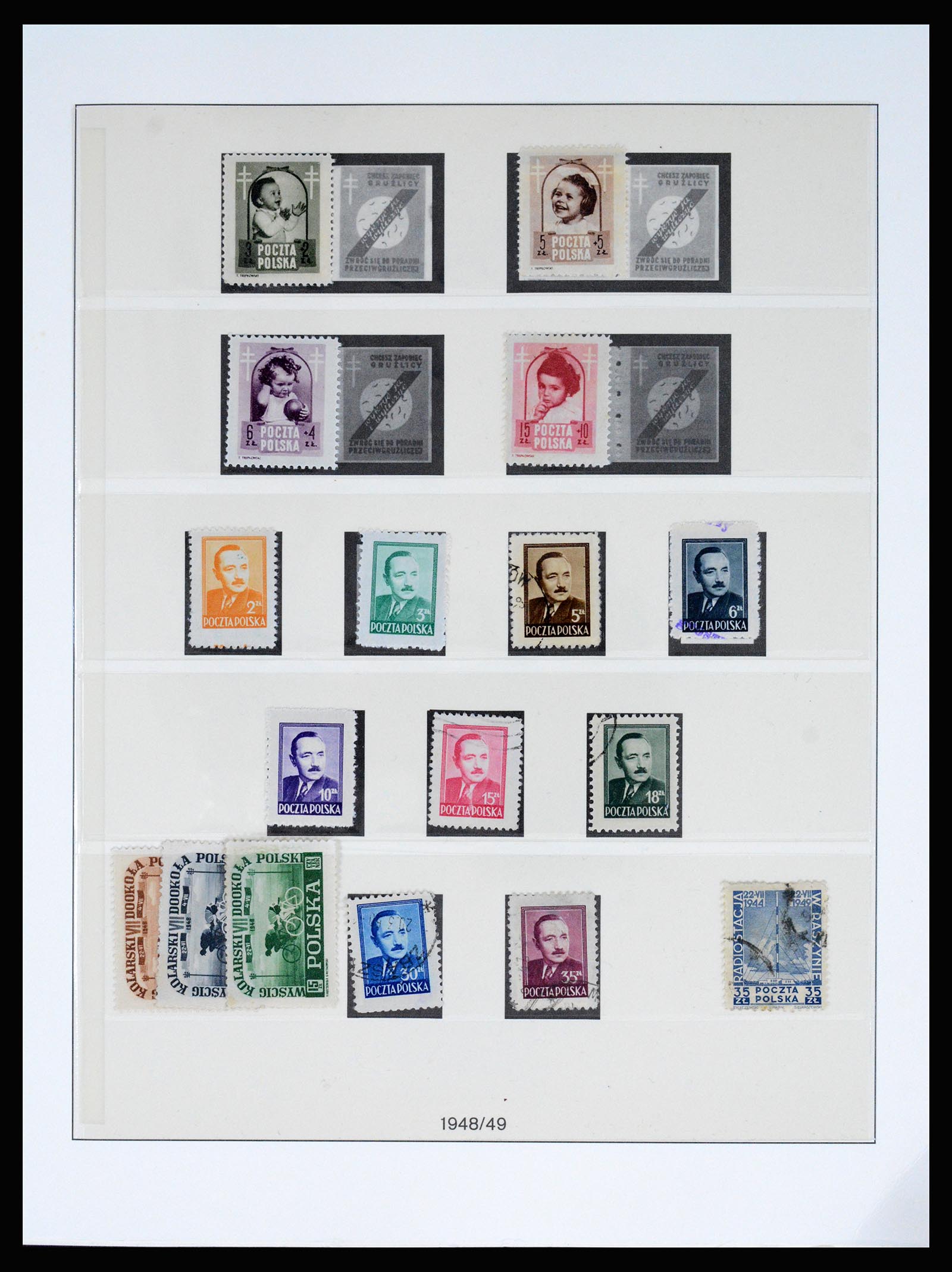 37167 022 - Postzegelverzameling 37167 Polen 1918-1970.