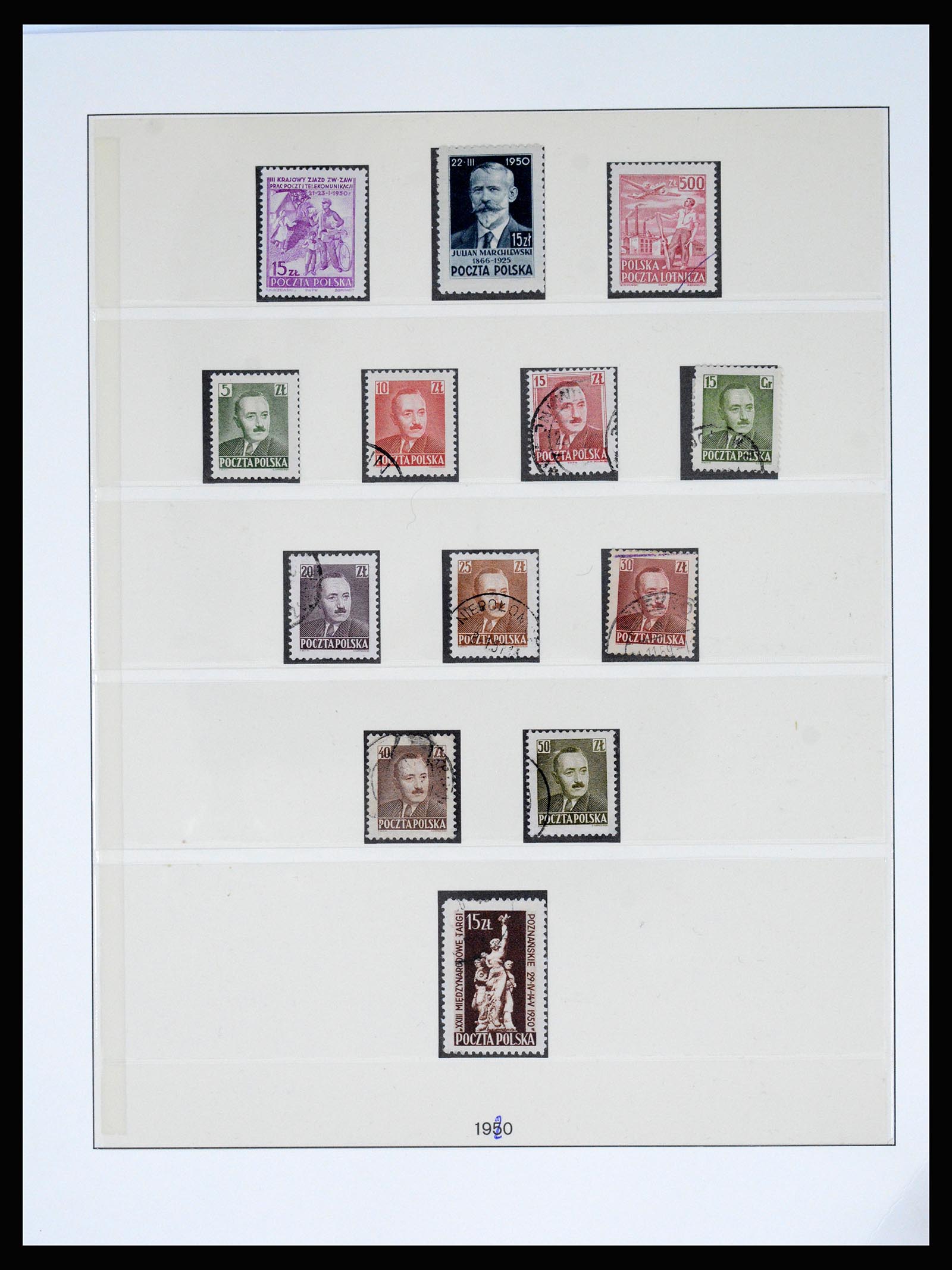 37167 025 - Postzegelverzameling 37167 Polen 1918-1970.