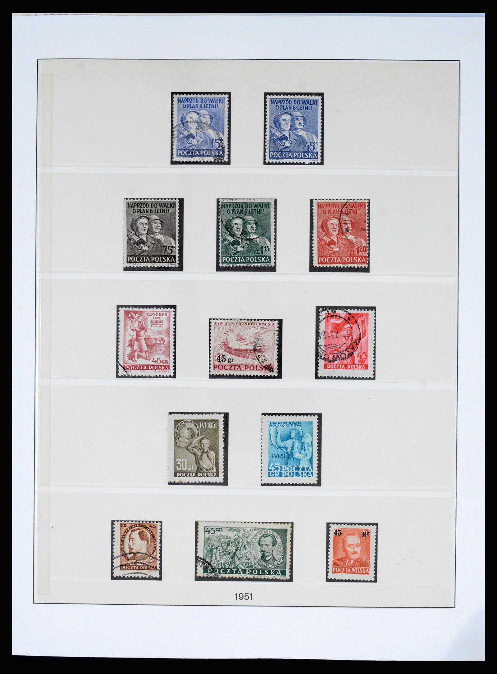 37167 027 - Postzegelverzameling 37167 Polen 1918-1970.