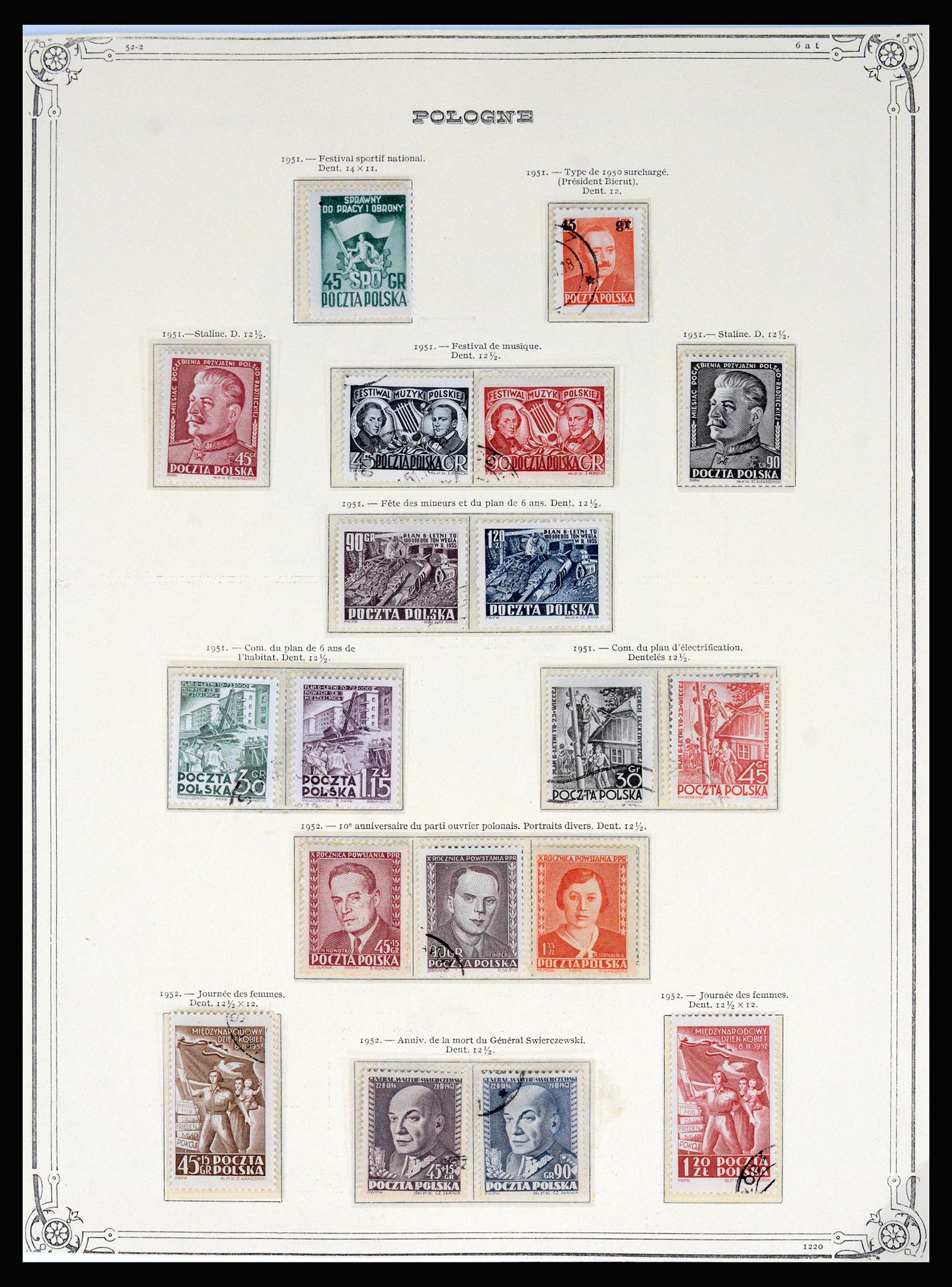 37167 028 - Postzegelverzameling 37167 Polen 1918-1970.