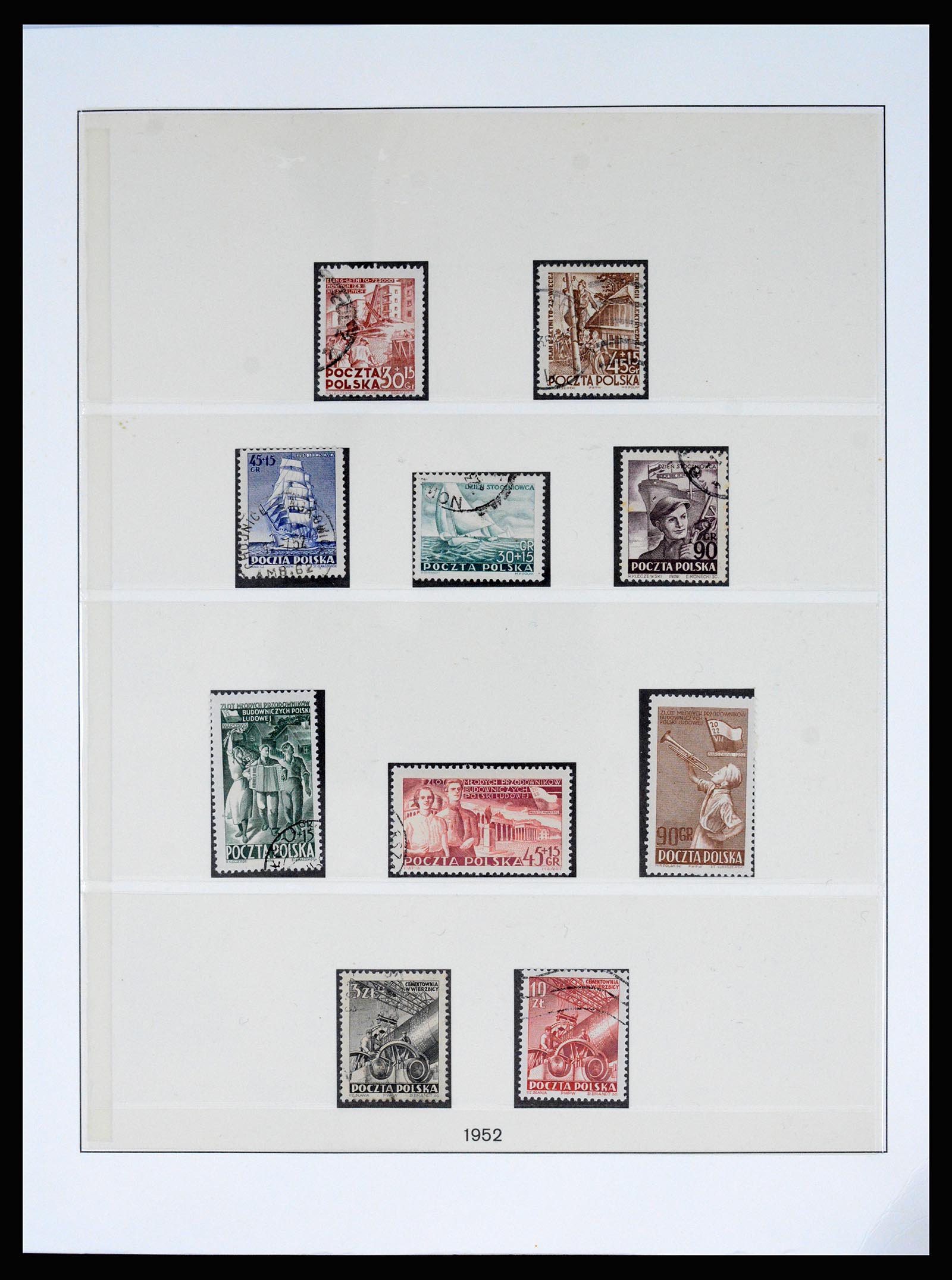 37167 029 - Postzegelverzameling 37167 Polen 1918-1970.