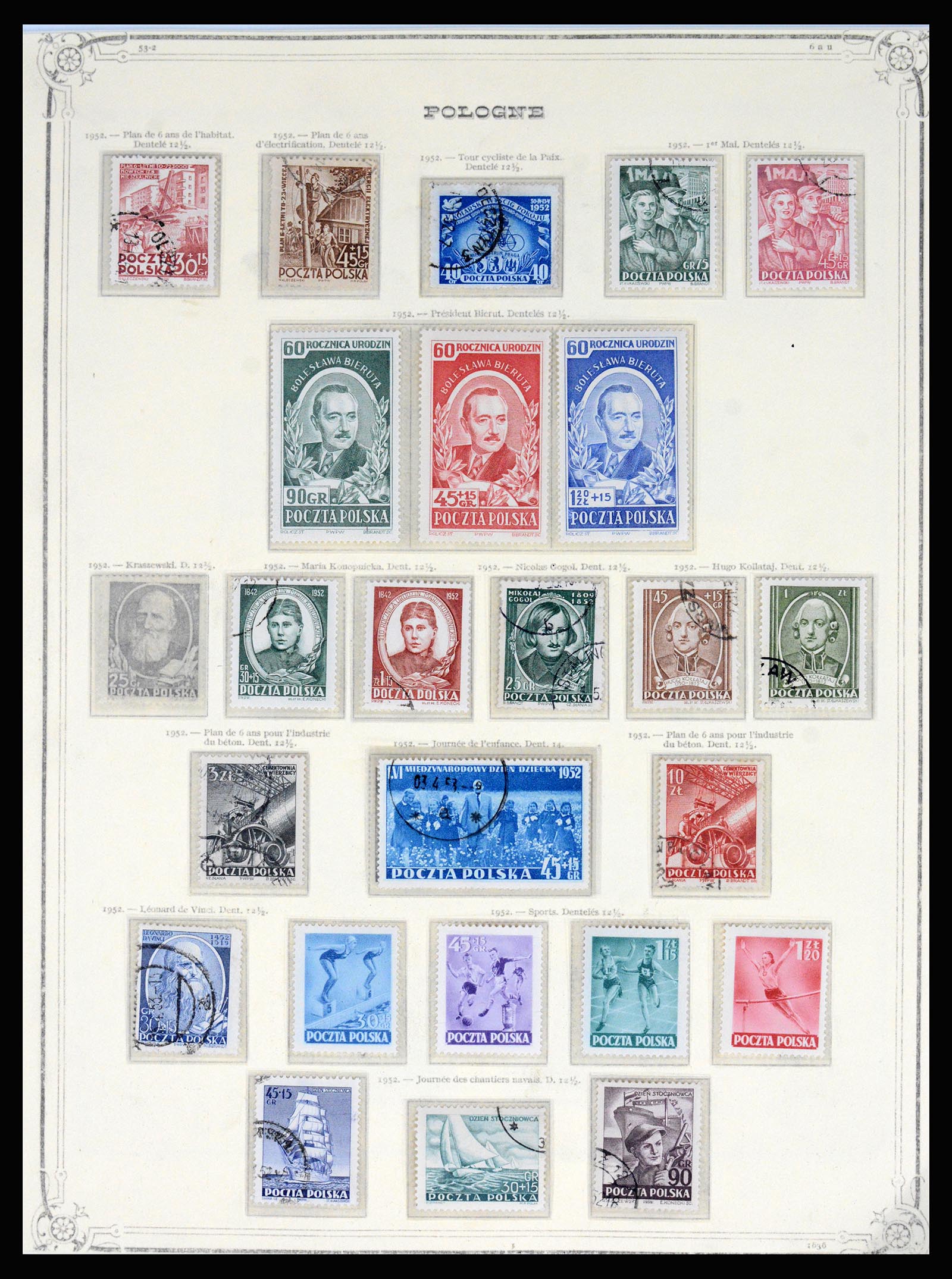 37167 030 - Postzegelverzameling 37167 Polen 1918-1970.