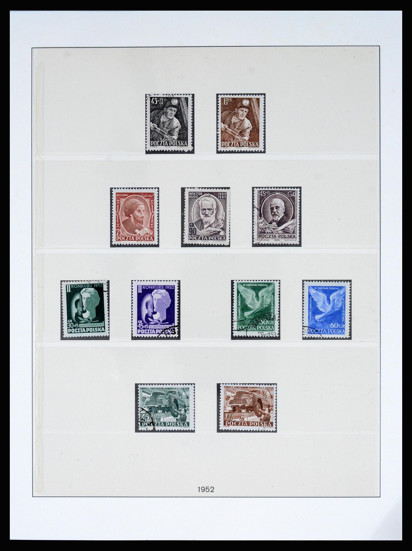37167 033 - Postzegelverzameling 37167 Polen 1918-1970.