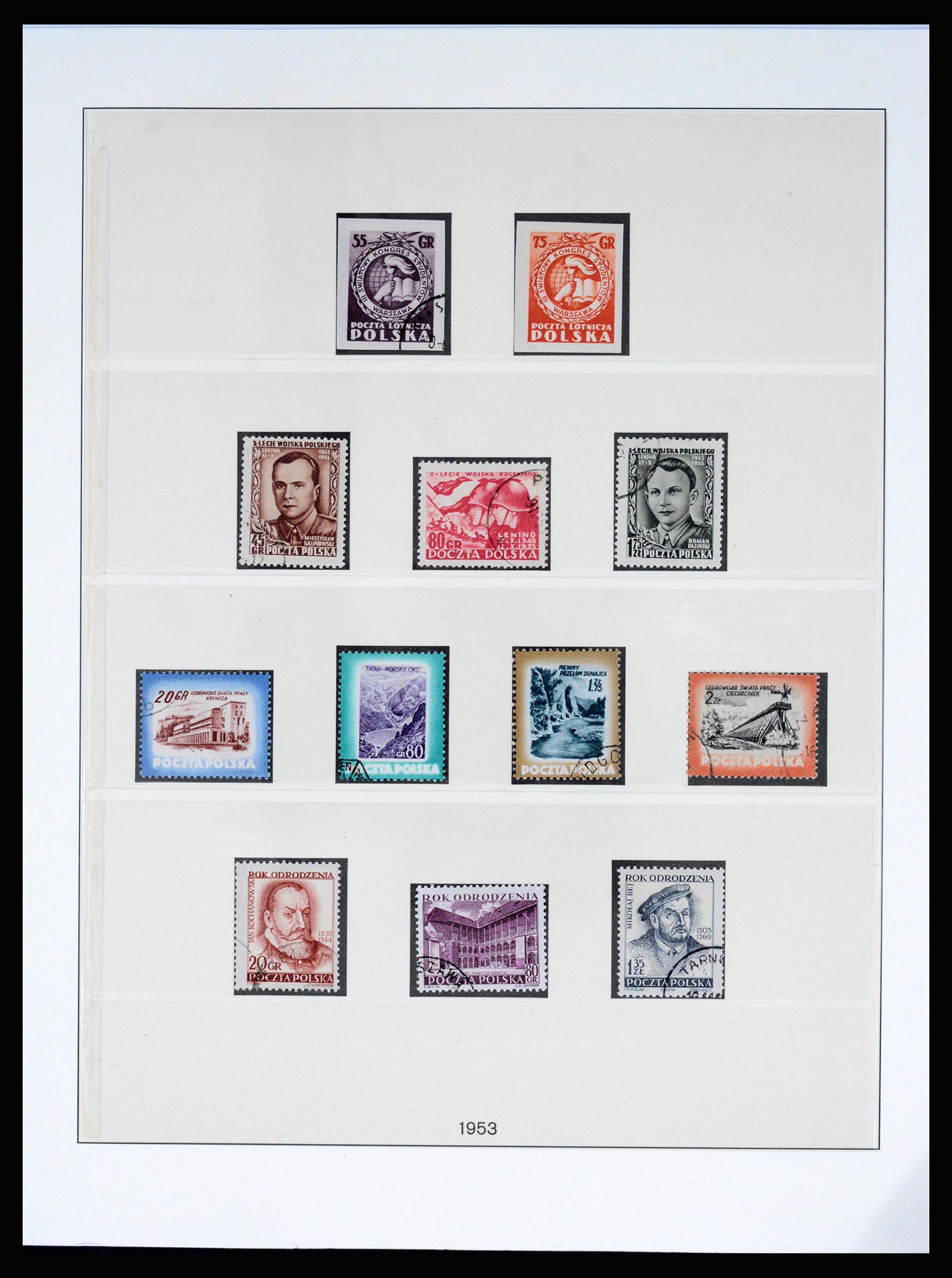 37167 035 - Postzegelverzameling 37167 Polen 1918-1970.