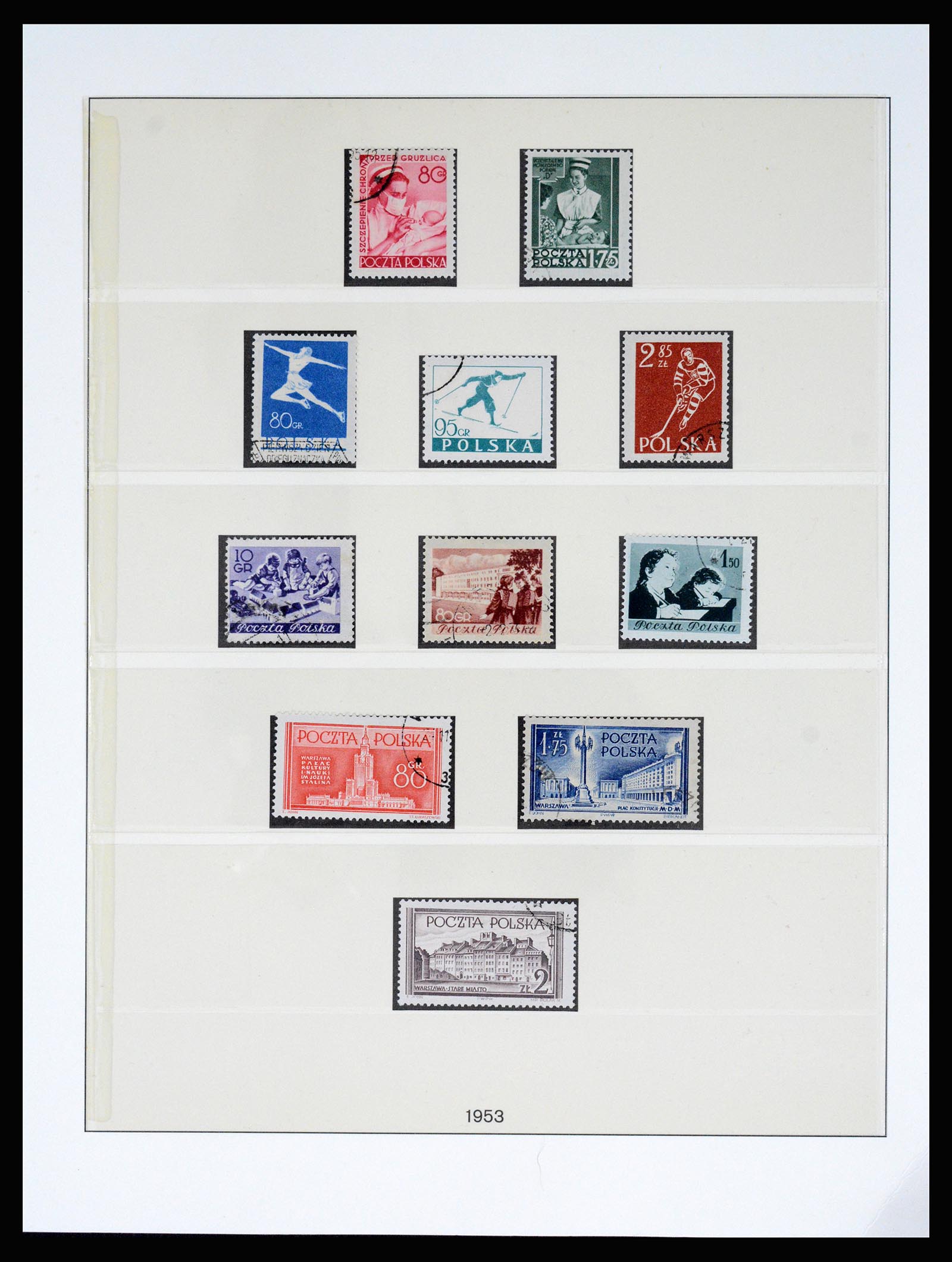 37167 037 - Postzegelverzameling 37167 Polen 1918-1970.