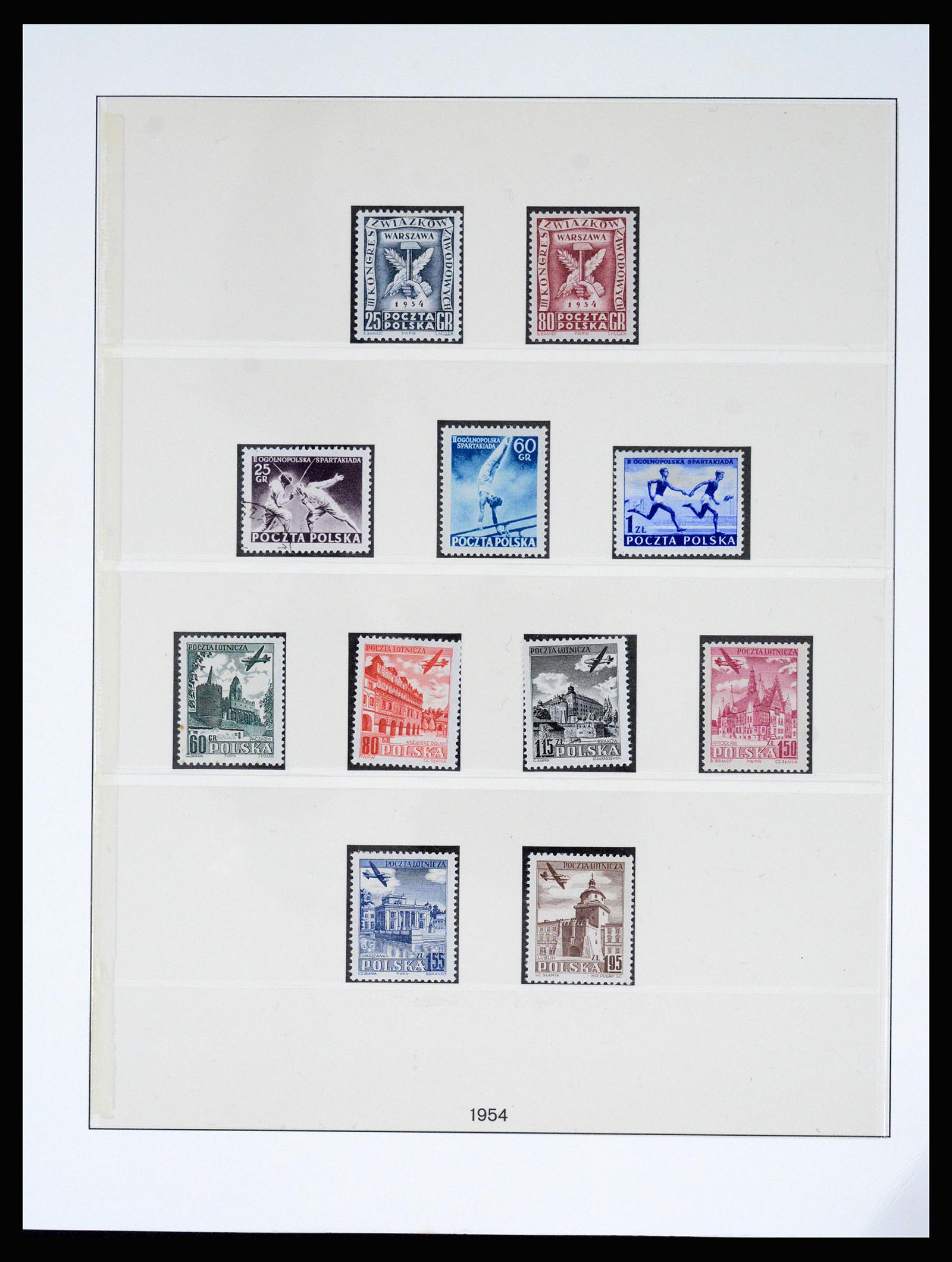 37167 038 - Postzegelverzameling 37167 Polen 1918-1970.
