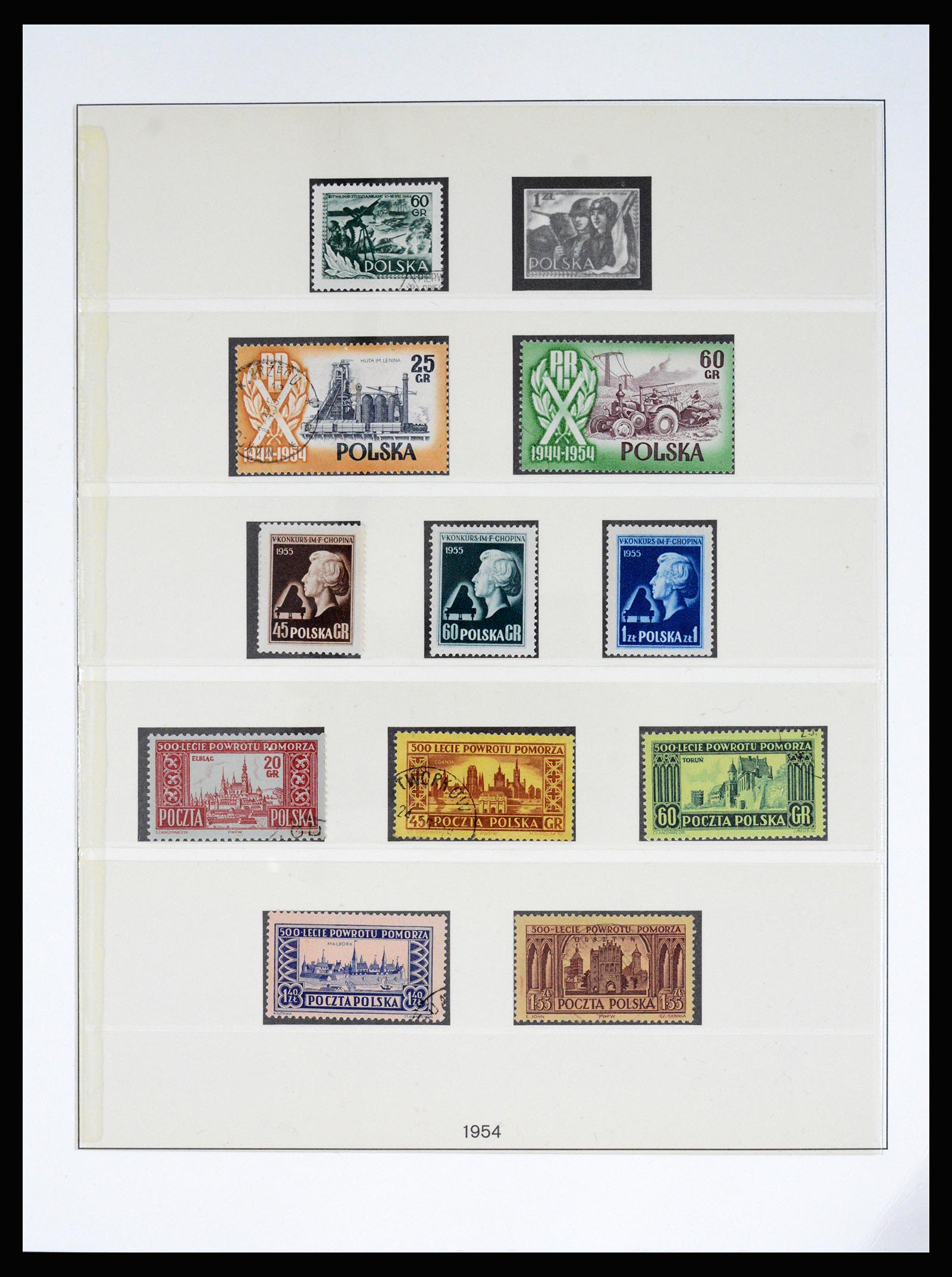 37167 041 - Postzegelverzameling 37167 Polen 1918-1970.