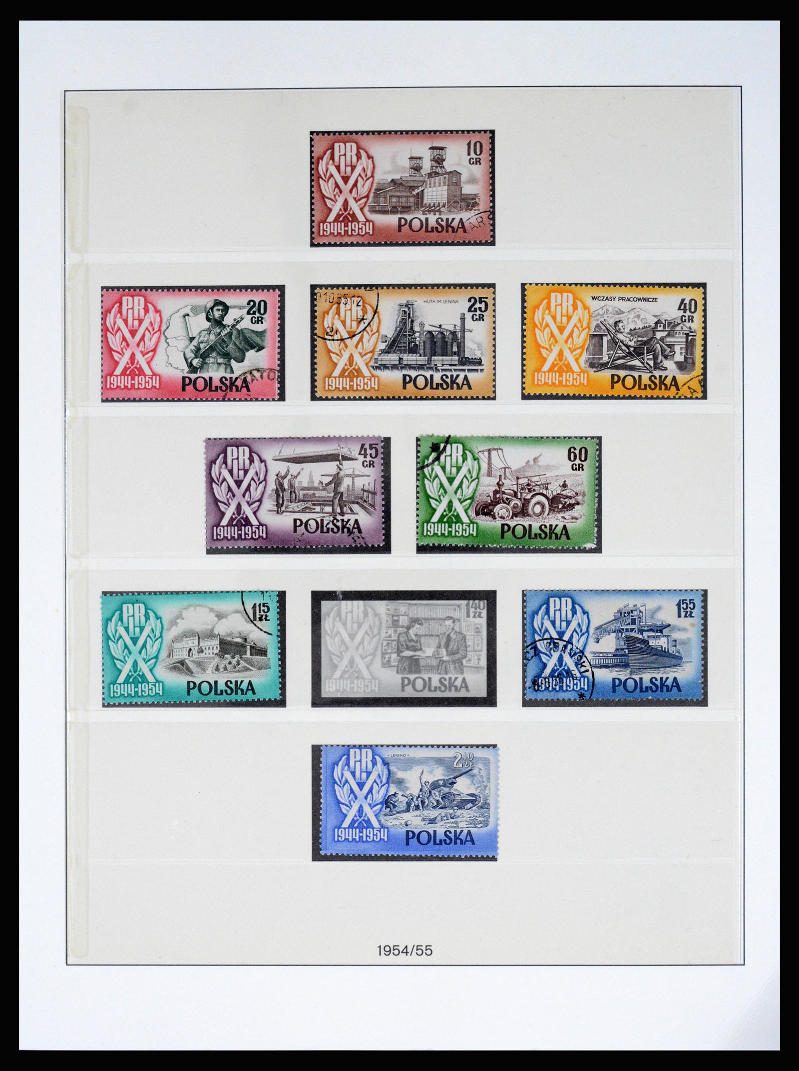 37167 043 - Postzegelverzameling 37167 Polen 1918-1970.