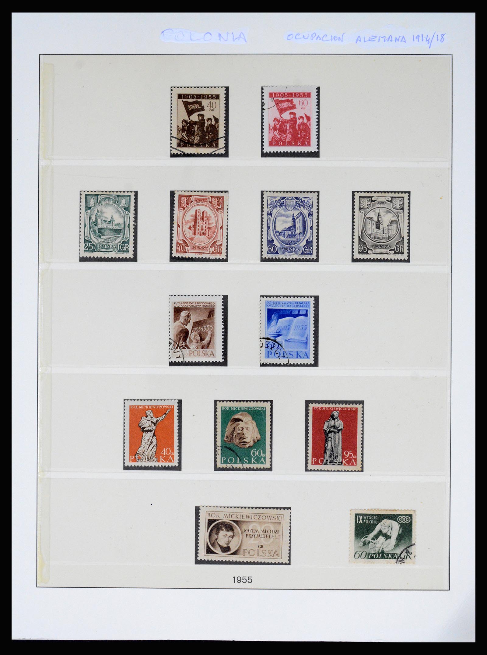 37167 044 - Postzegelverzameling 37167 Polen 1918-1970.
