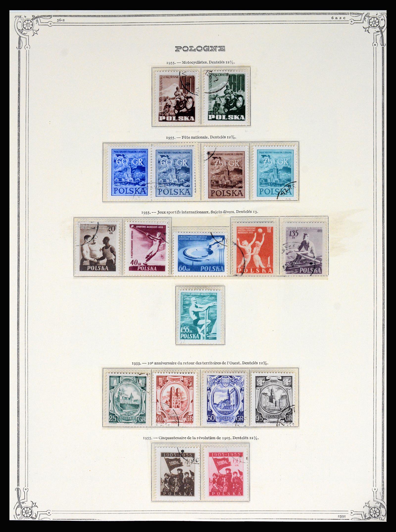 37167 045 - Postzegelverzameling 37167 Polen 1918-1970.