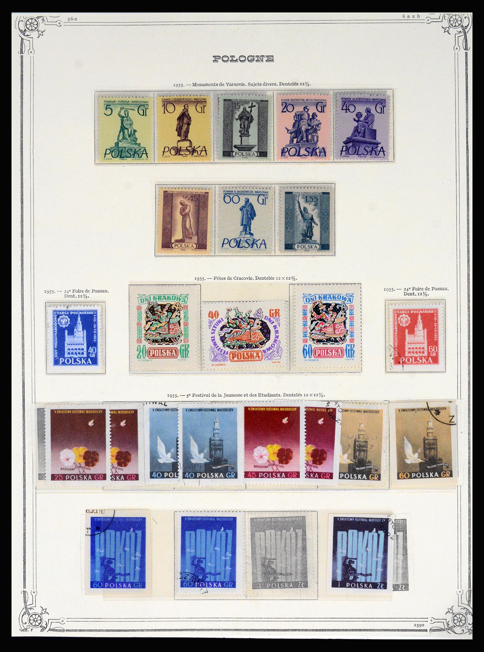 37167 047 - Postzegelverzameling 37167 Polen 1918-1970.
