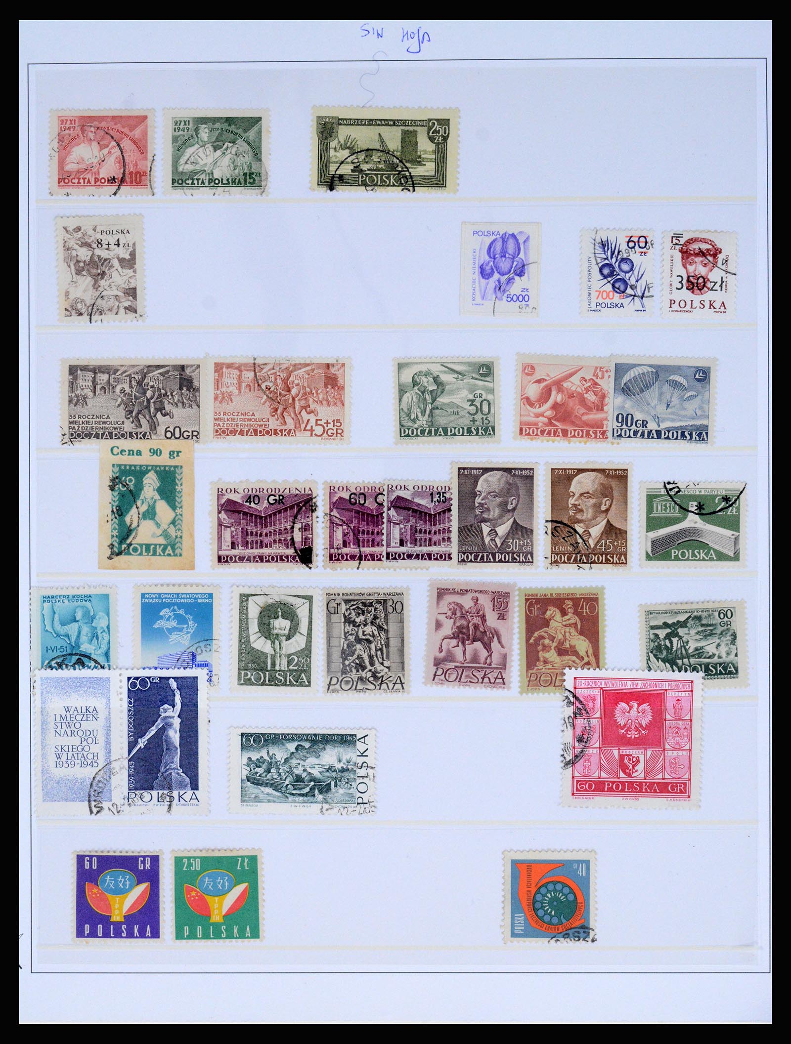 37167 048 - Postzegelverzameling 37167 Polen 1918-1970.