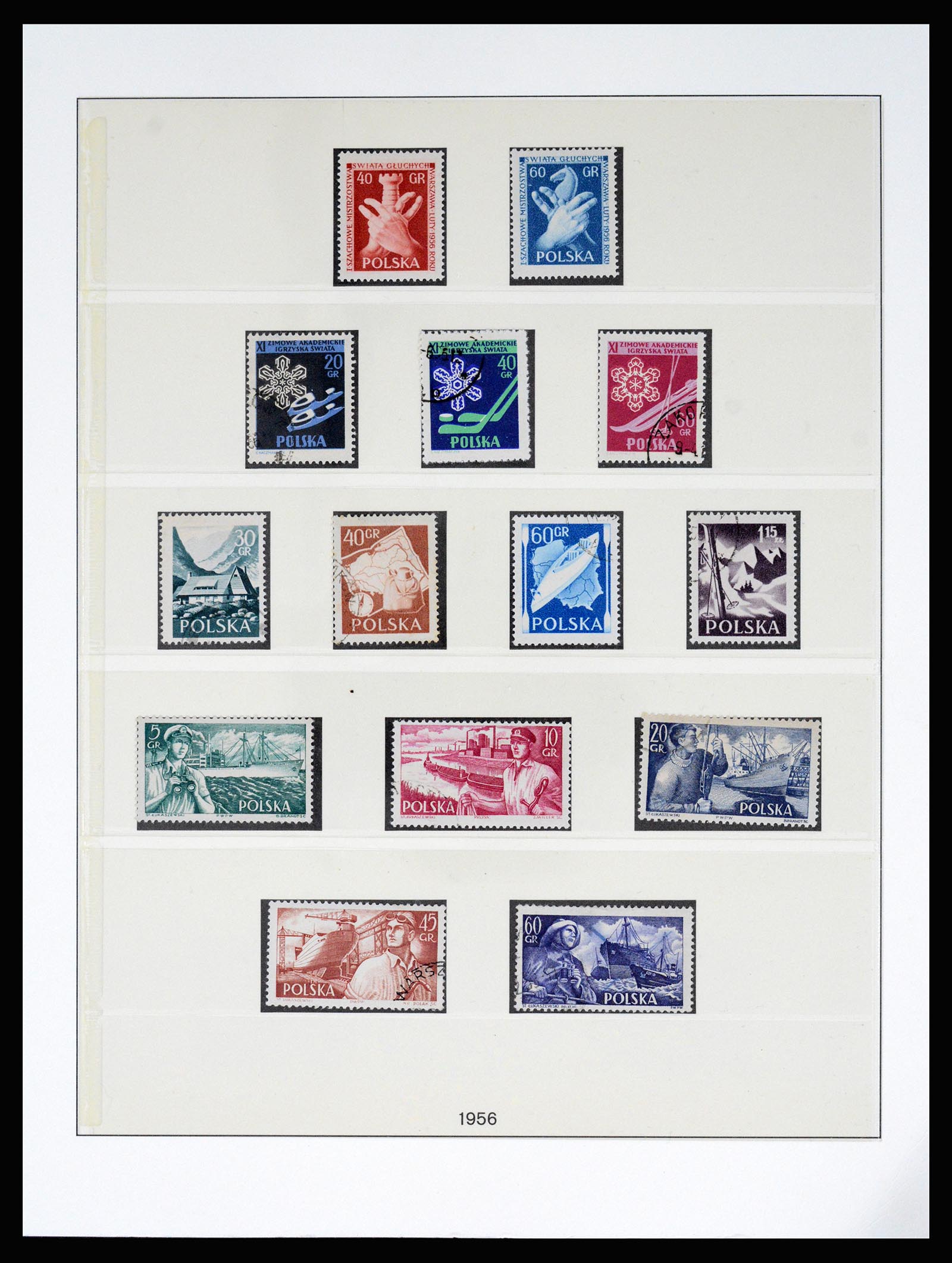 37167 049 - Postzegelverzameling 37167 Polen 1918-1970.