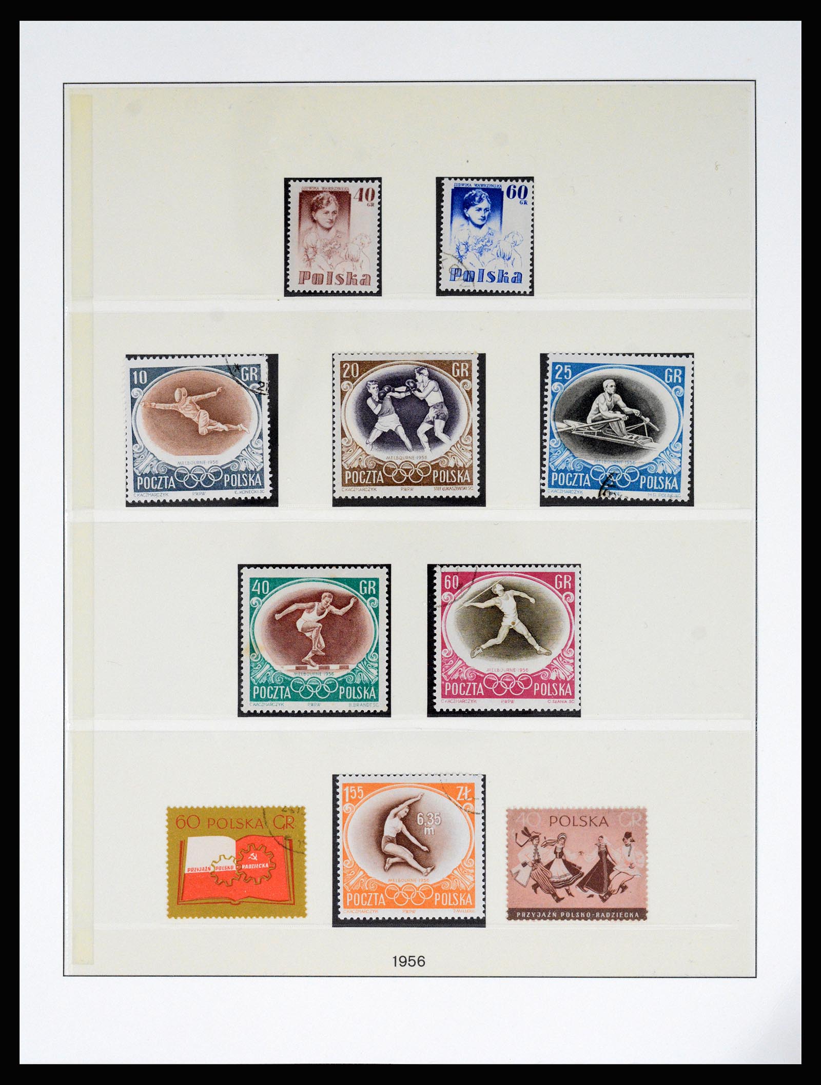 37167 050 - Postzegelverzameling 37167 Polen 1918-1970.