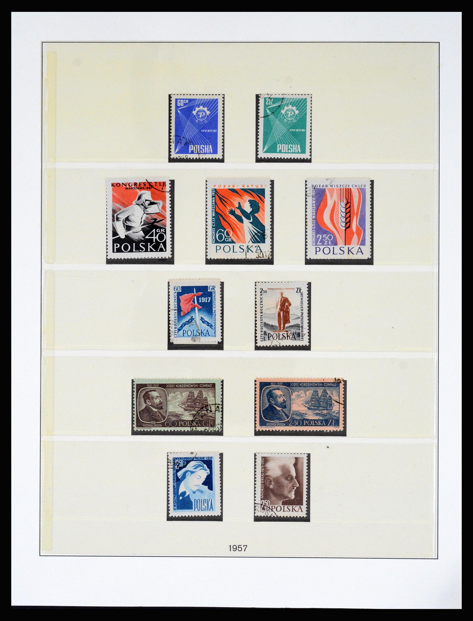 37167 054 - Postzegelverzameling 37167 Polen 1918-1970.