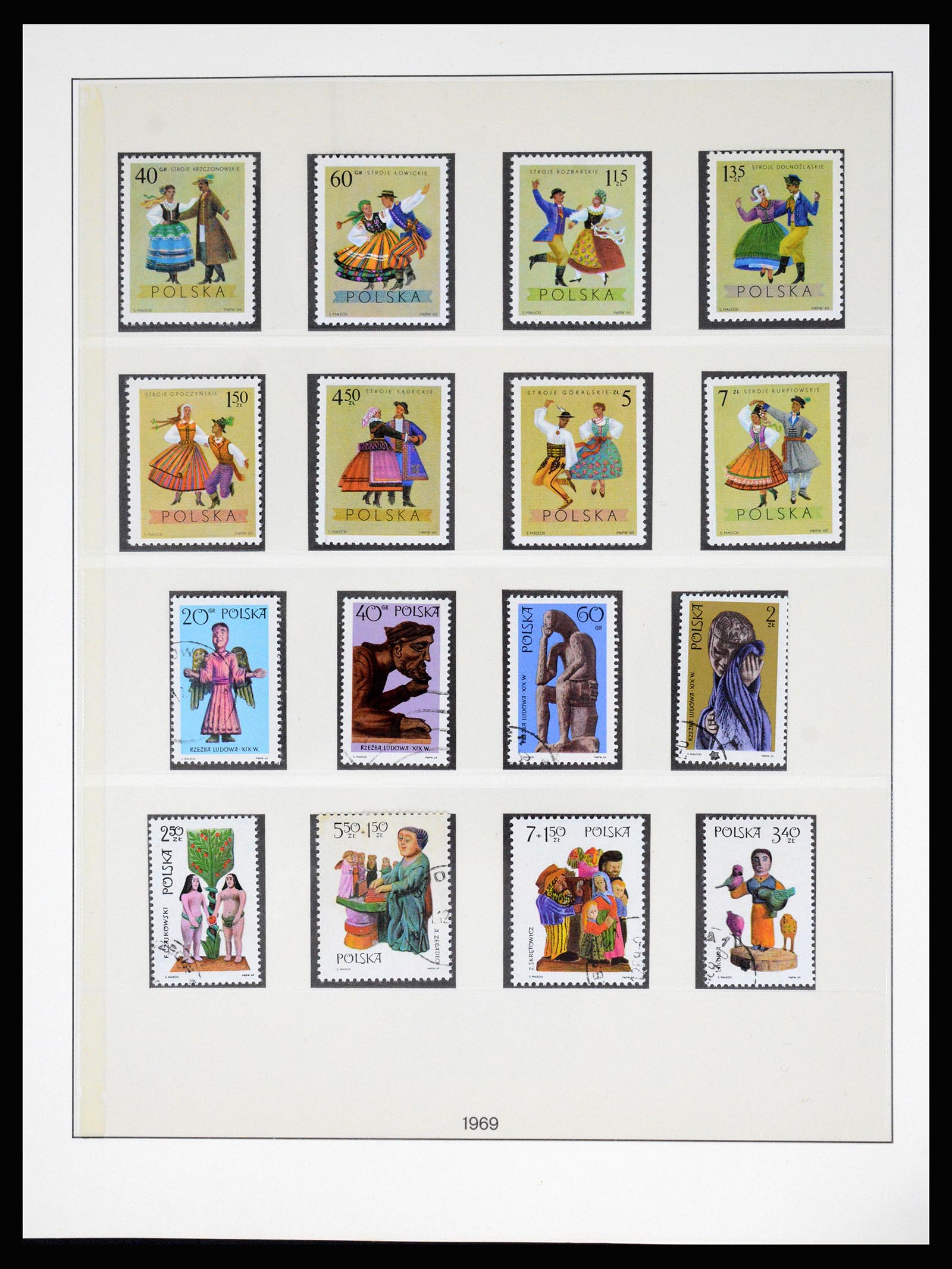 37167 155 - Postzegelverzameling 37167 Polen 1918-1970.