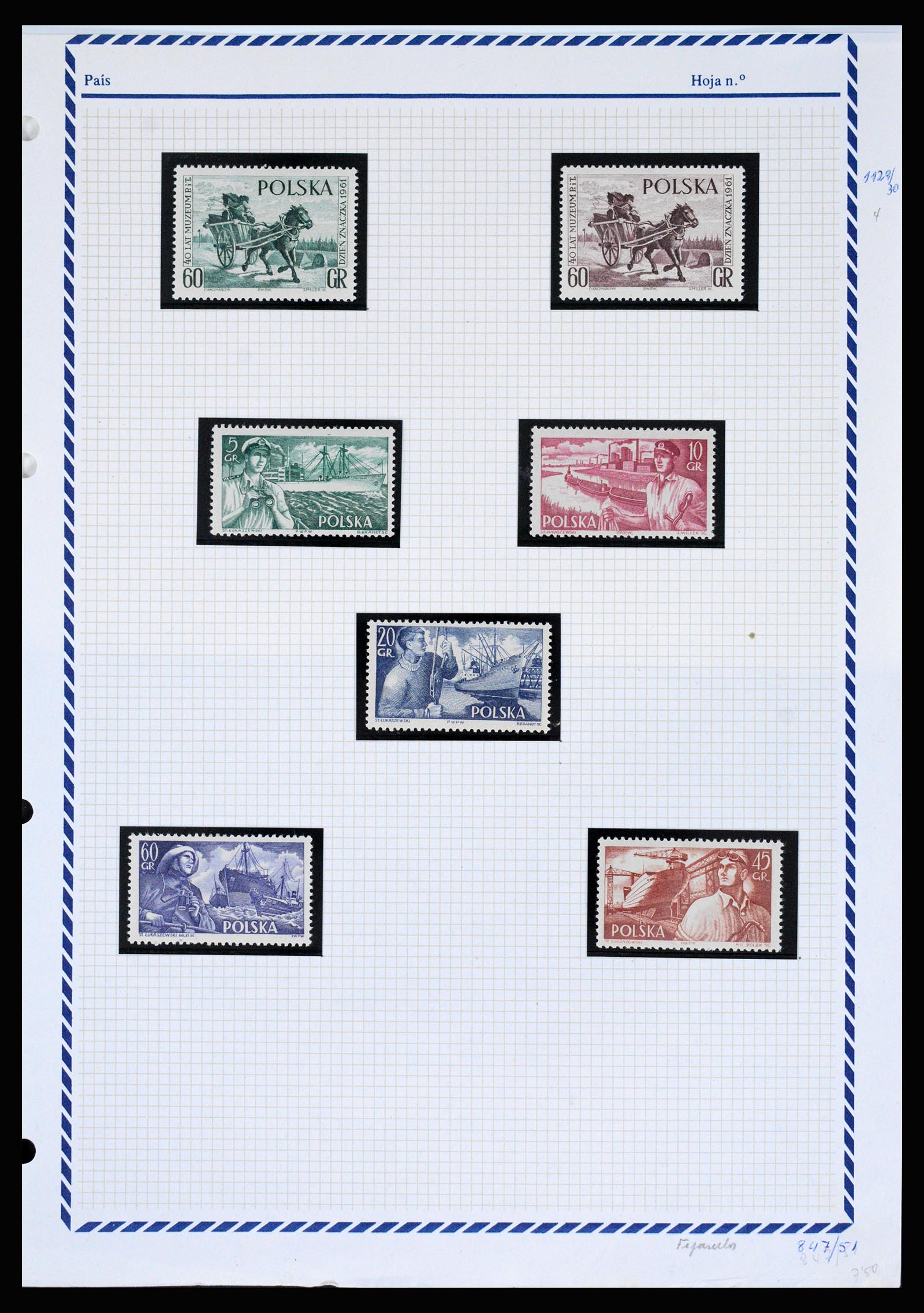 37167 174 - Postzegelverzameling 37167 Polen 1918-1970.