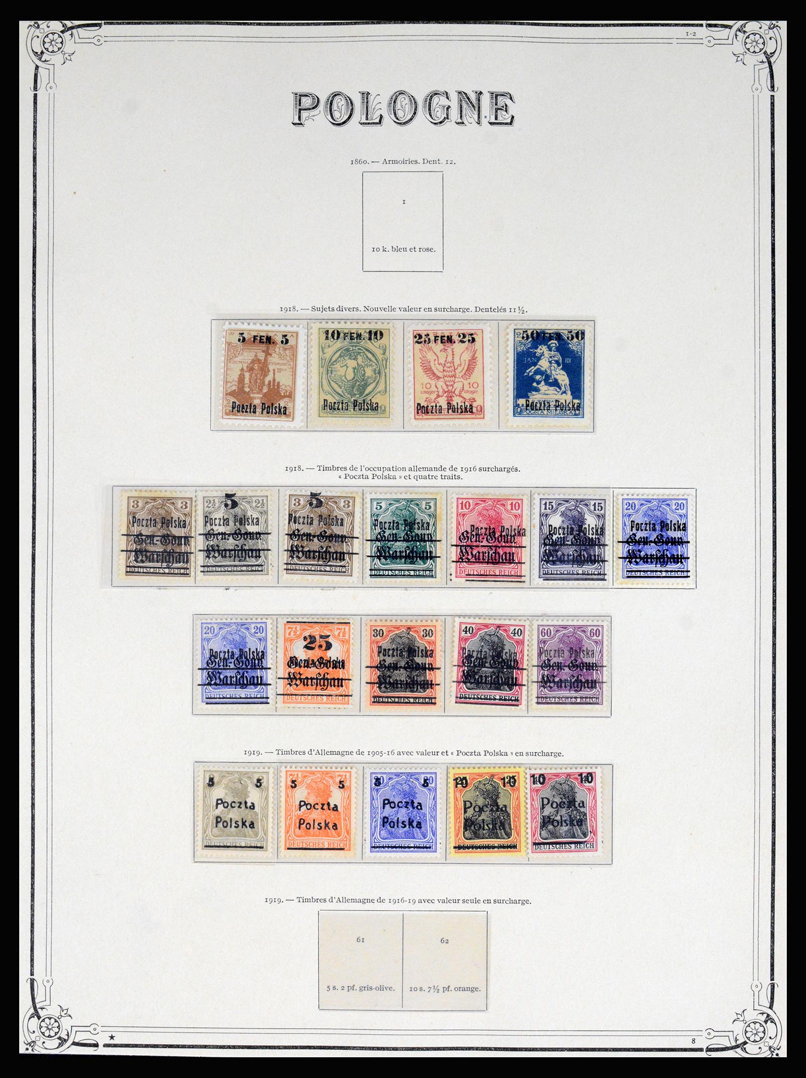 37168 001 - Postzegelverzameling 37168 Polen 1918-1988.